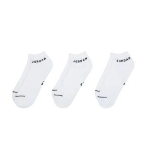 Jordan Everyday No-Show 3-Pack Socks White
