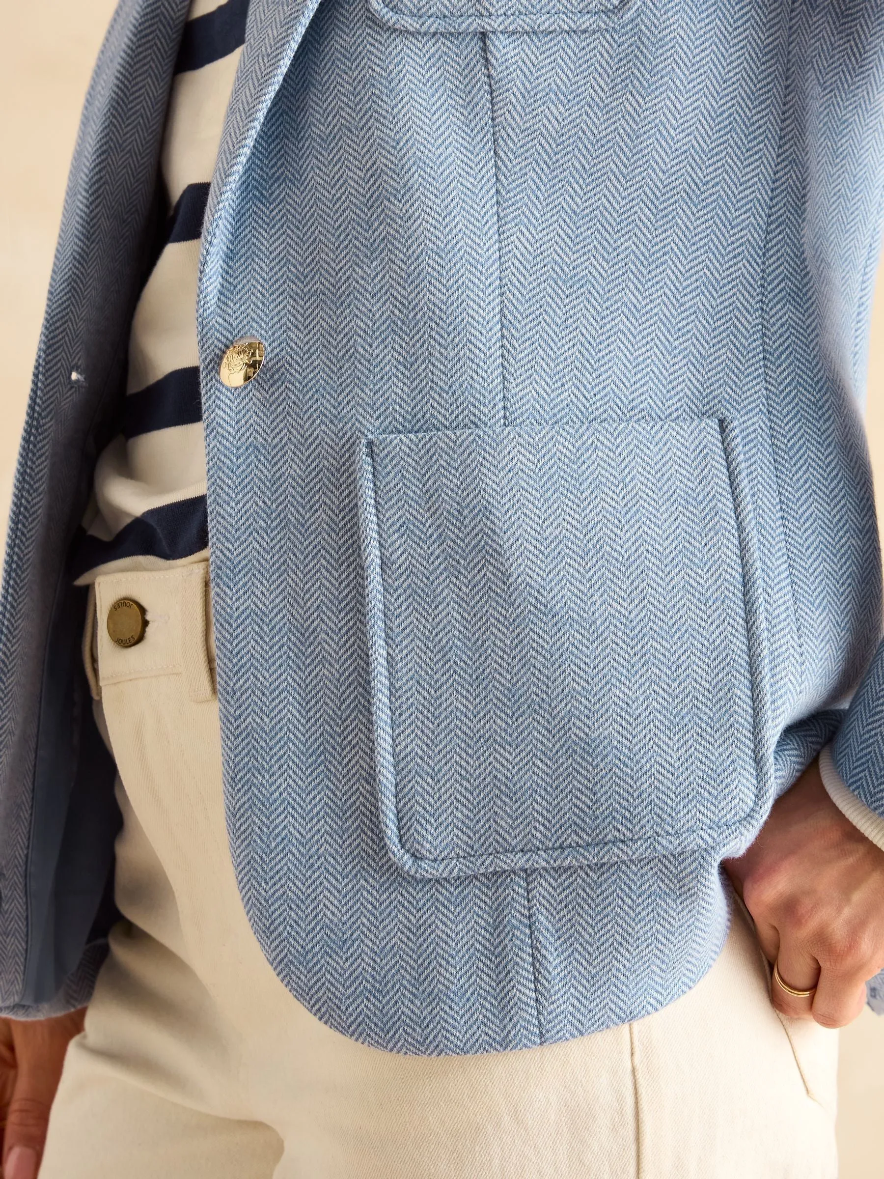 Joules Albury Cotton Blazer