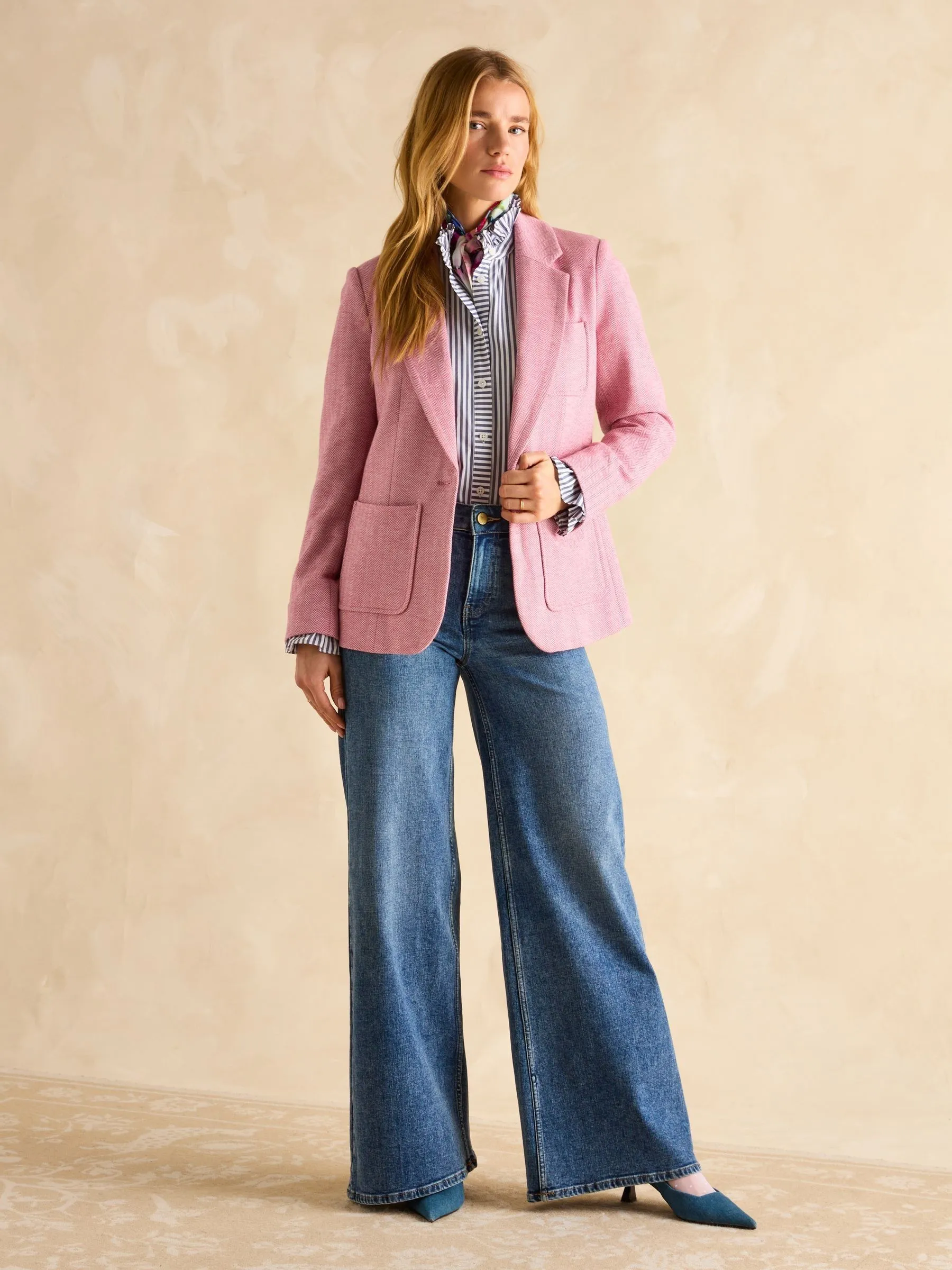 Joules Albury Cotton Blazer