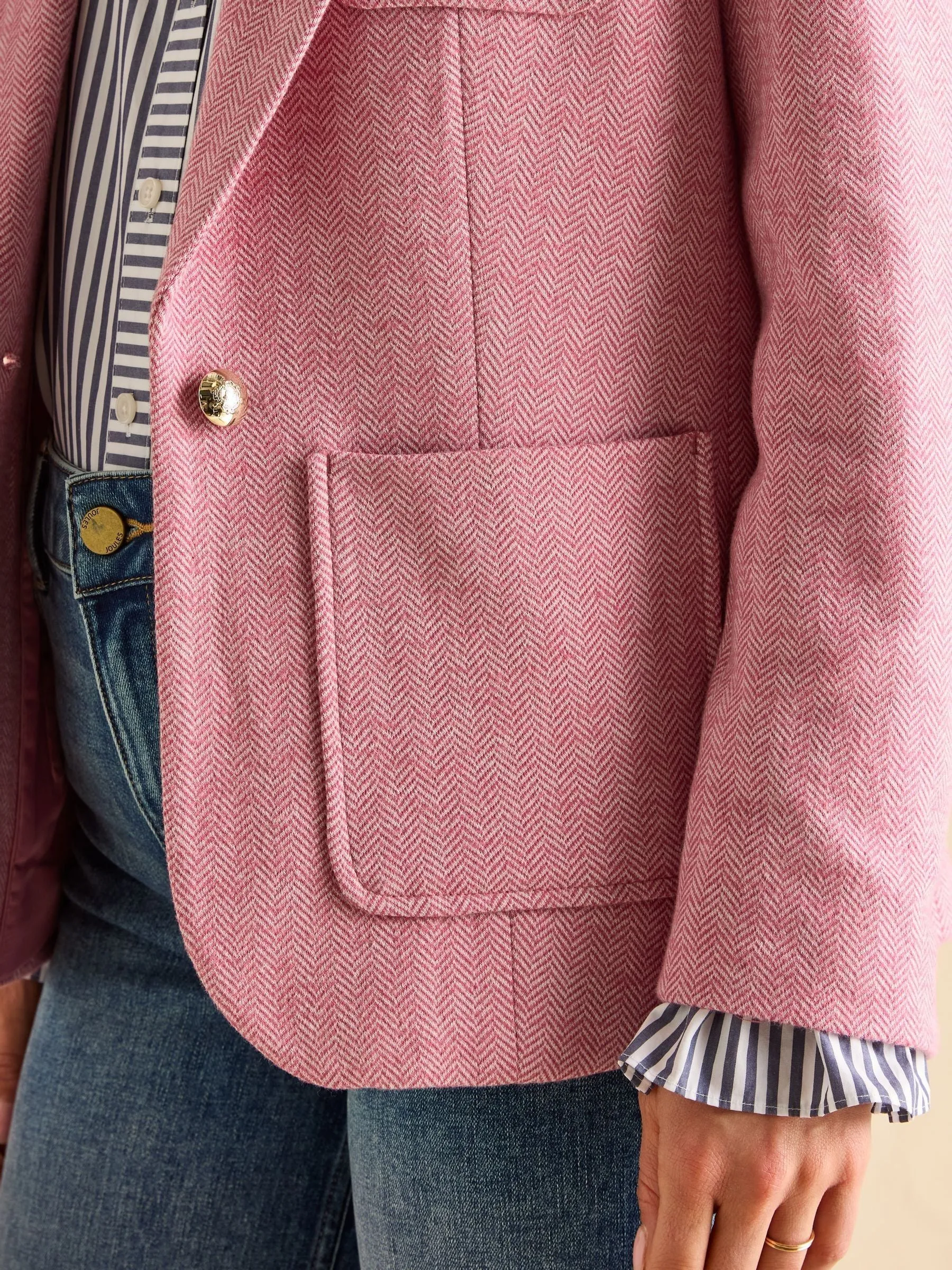 Joules Albury Cotton Blazer
