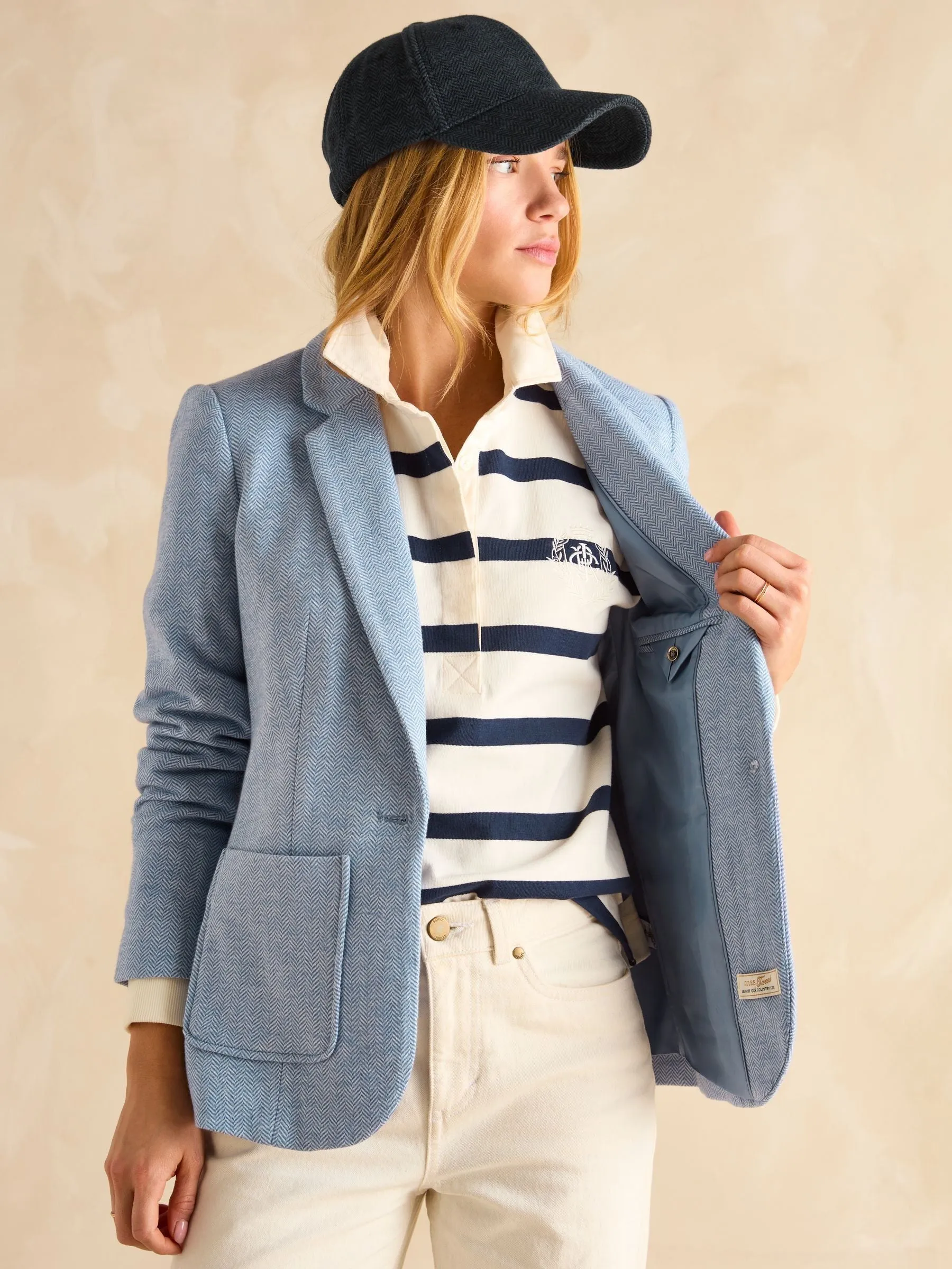 Joules Albury Cotton Blazer