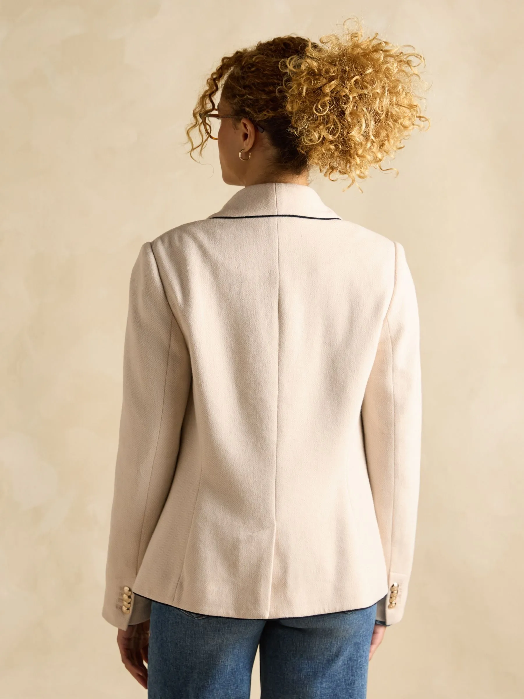 Joules Hartley Shawl Collar Blazer