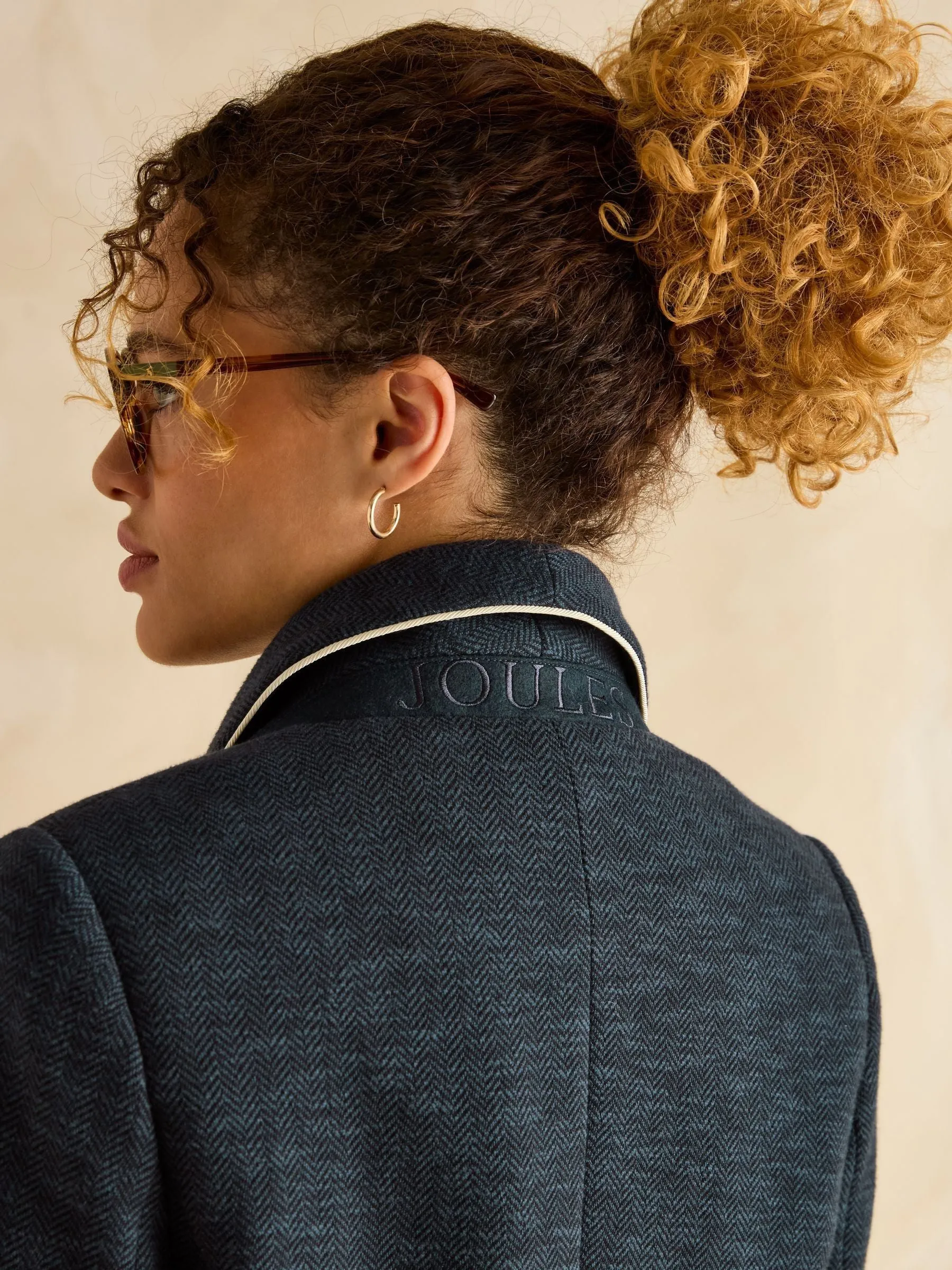 Joules Hartley Shawl Collar Blazer
