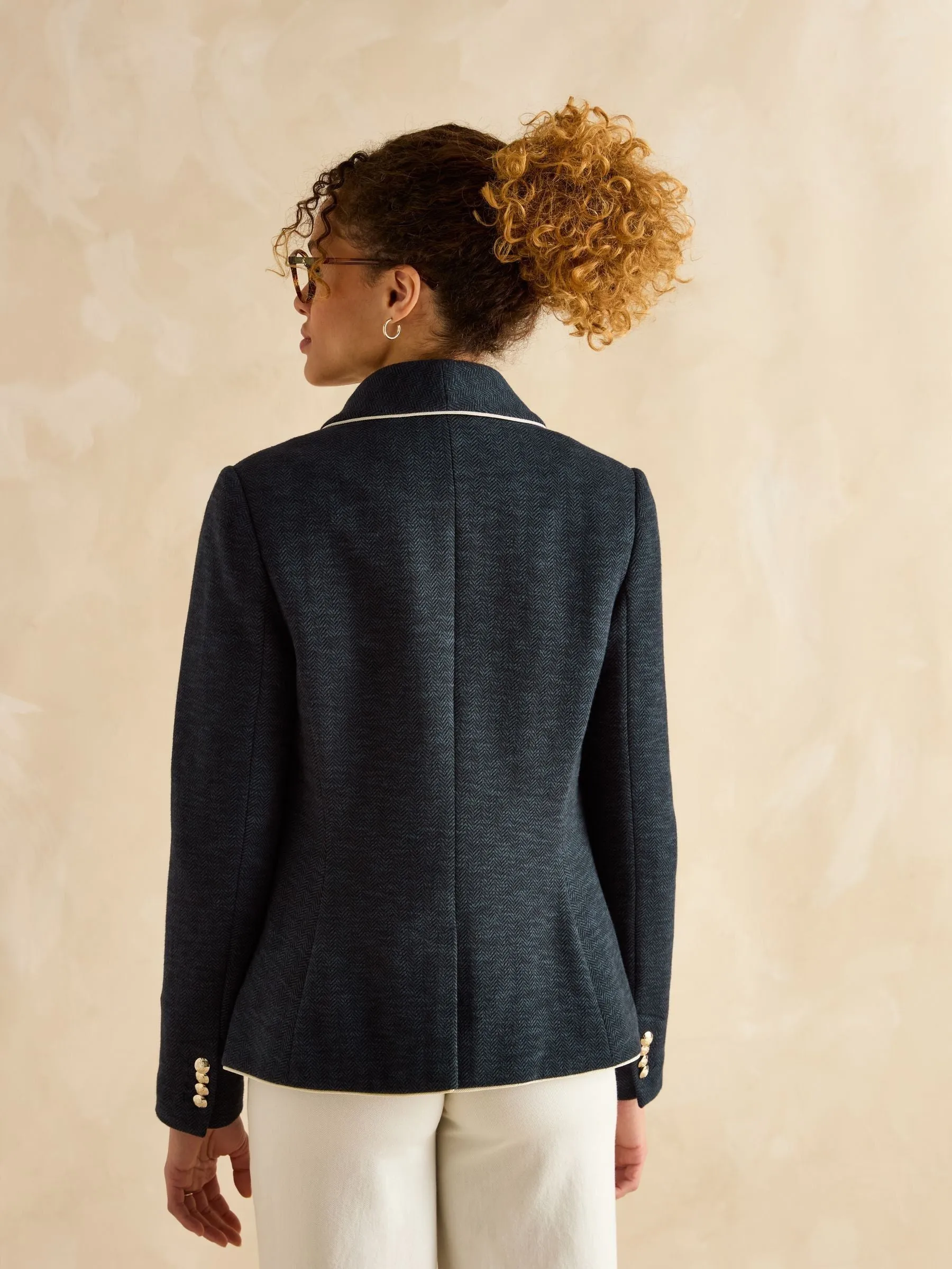Joules Hartley Shawl Collar Blazer