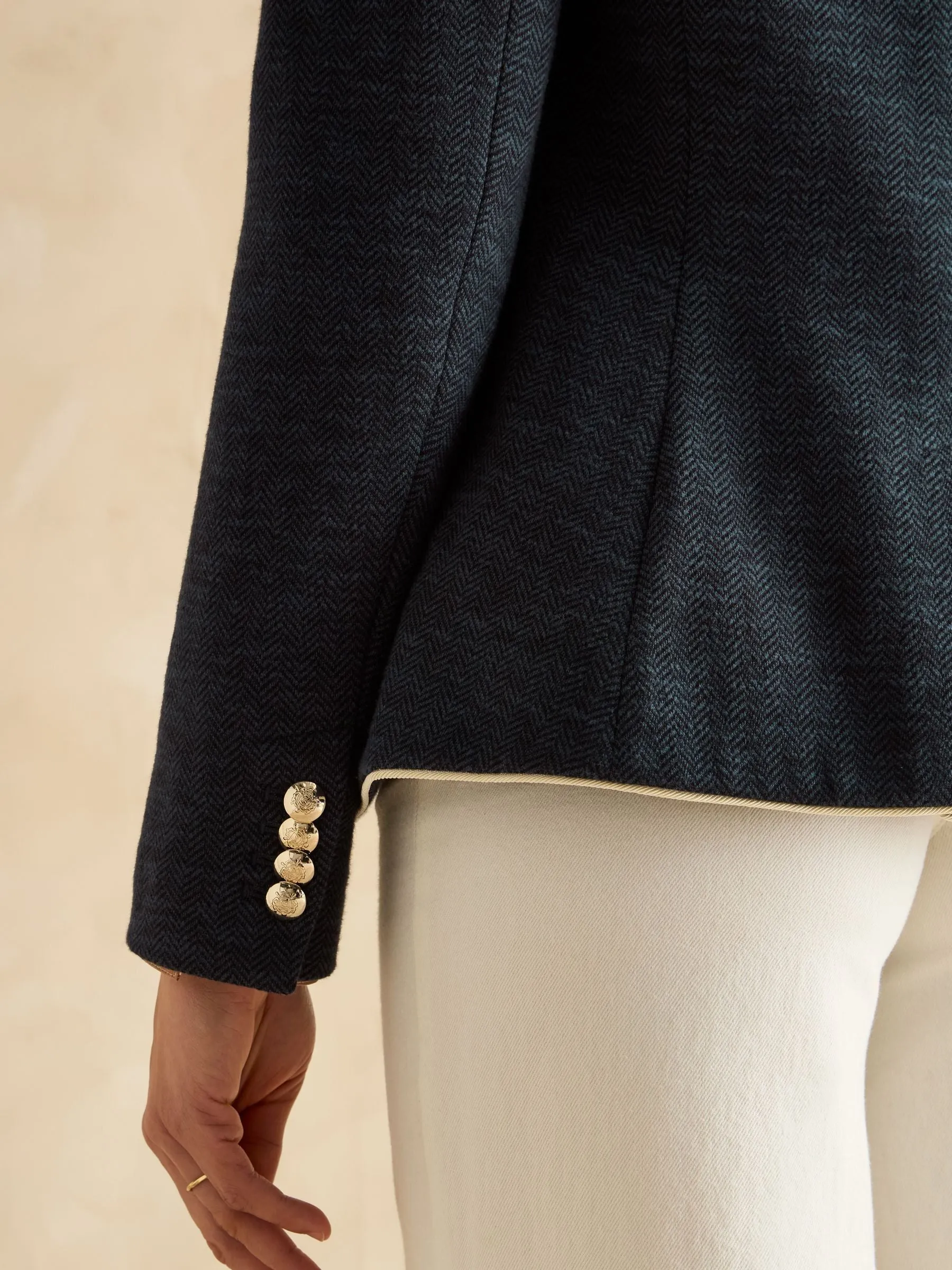 Joules Hartley Shawl Collar Blazer