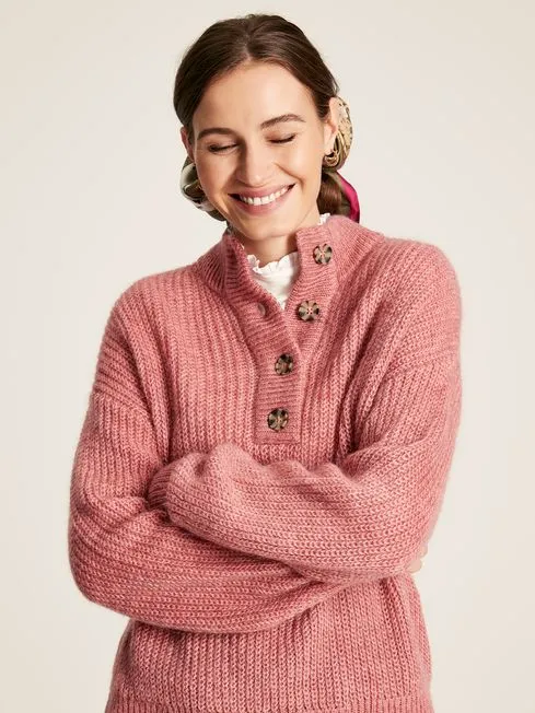 Joules Kayleigh Button Up Jumper