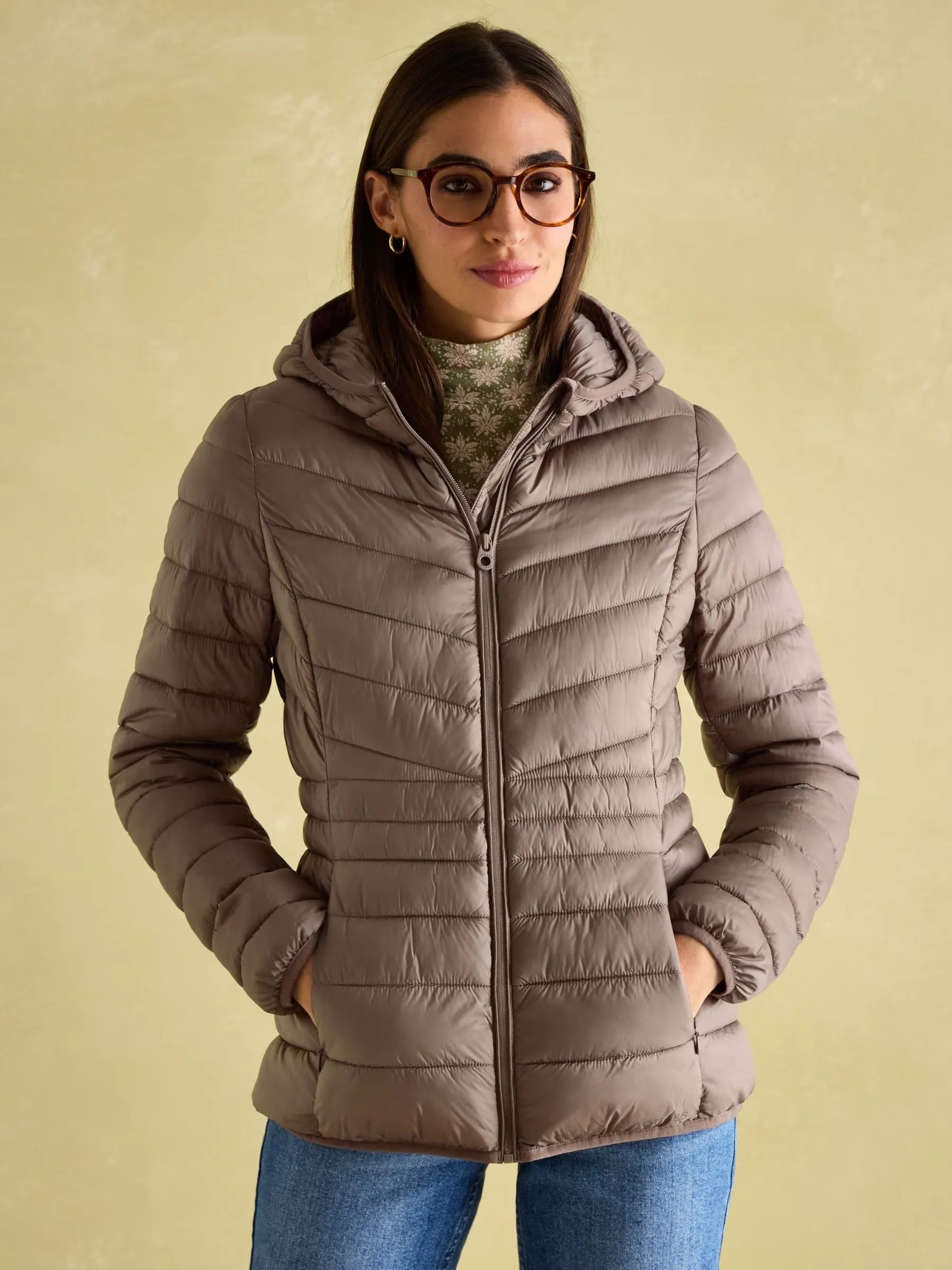 Joules Kenley Showerproof Padded Coat with Hood