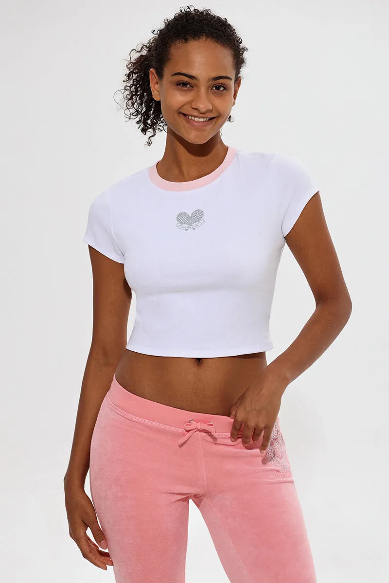 Juicy Tennis Baby Tee by Juicy Couture