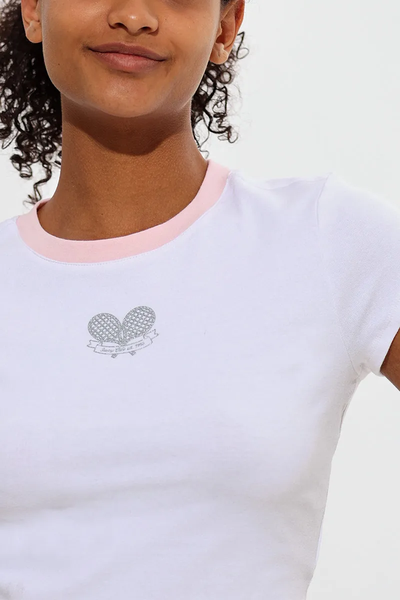 Juicy Tennis Baby Tee by Juicy Couture