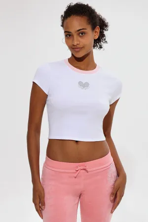 Juicy Tennis Baby Tee by Juicy Couture
