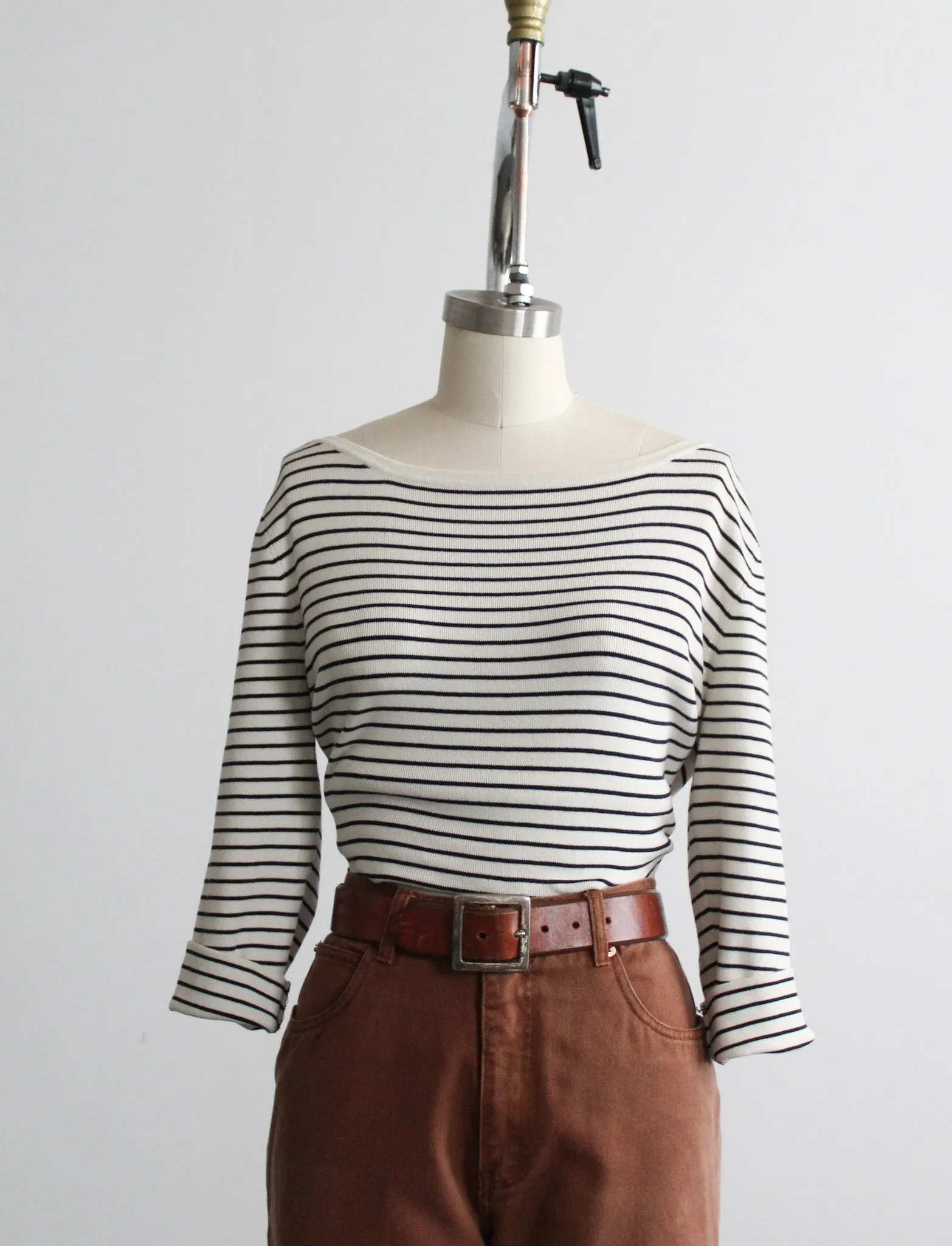katharine striped silk tee 1919 Vintage