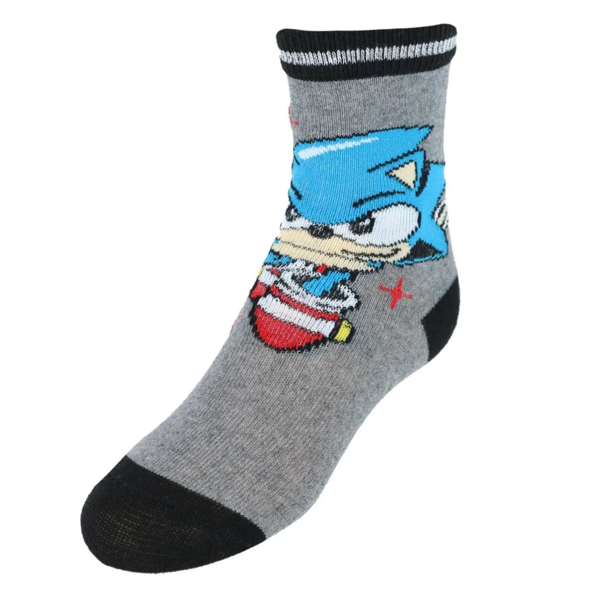 Kid's Sonic the Hedgehog Time Ring Novelty Socks (3 Pack)