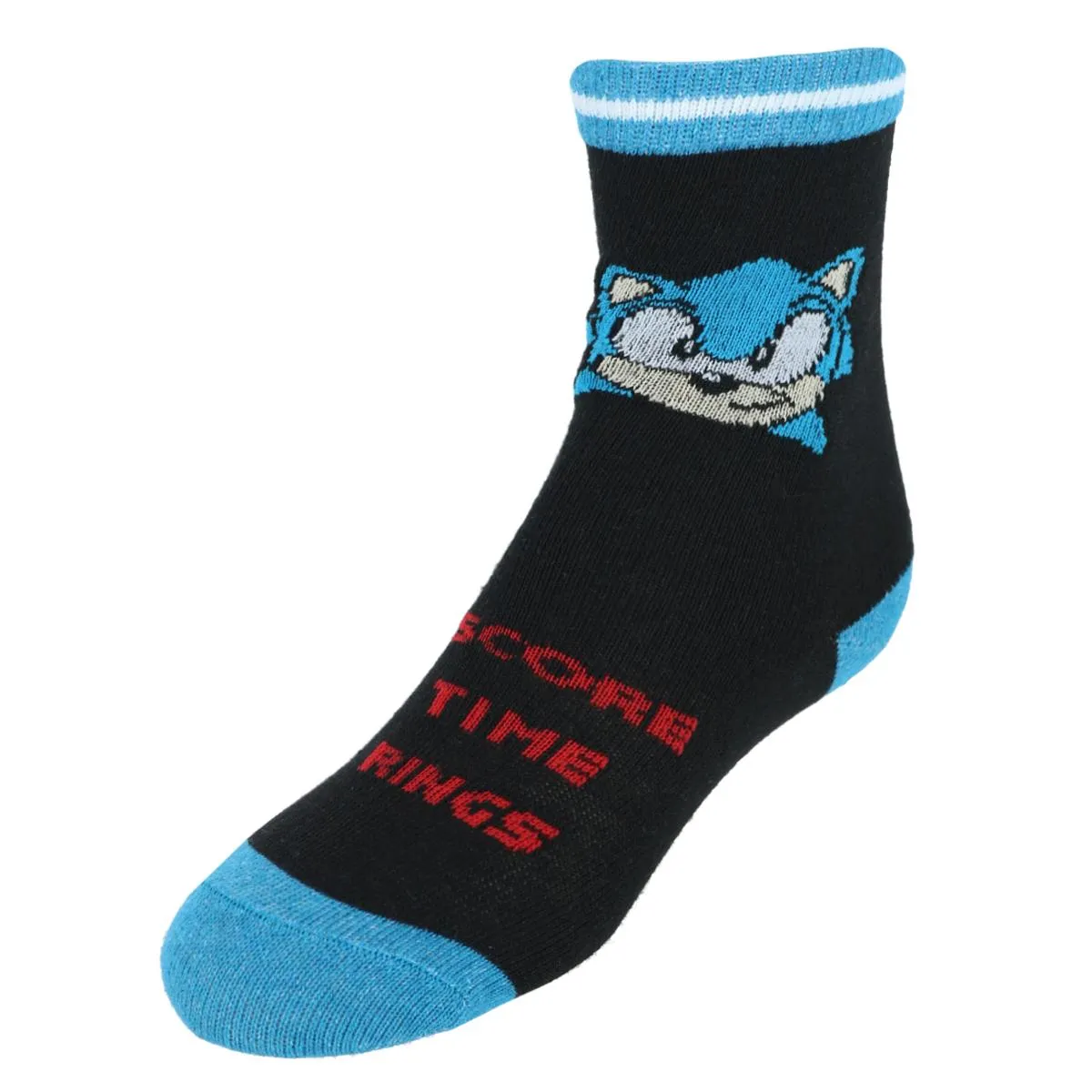 Kid's Sonic the Hedgehog Time Ring Novelty Socks (3 Pack)