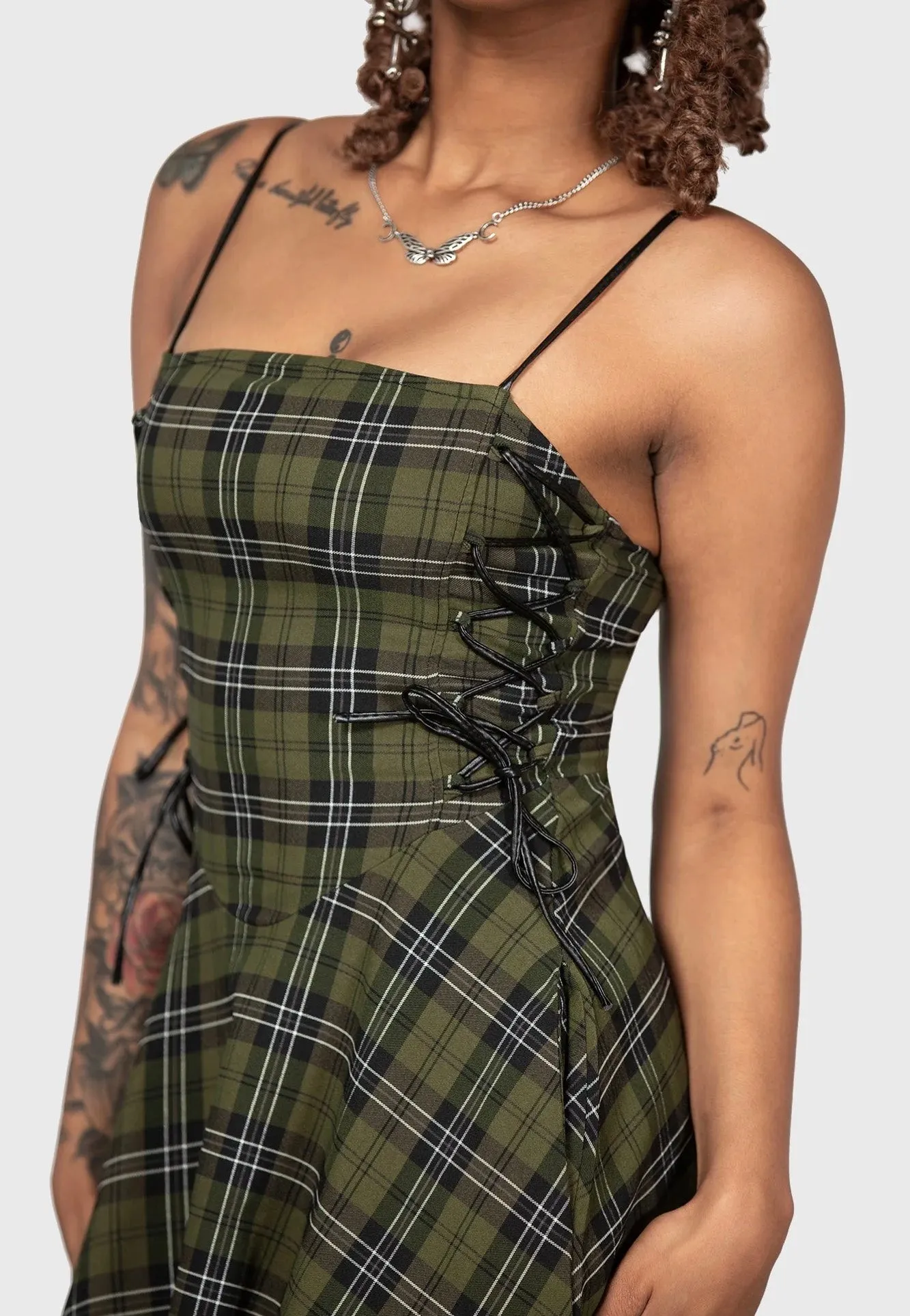 Killstar - Elyswyth Strapless Green - Dress