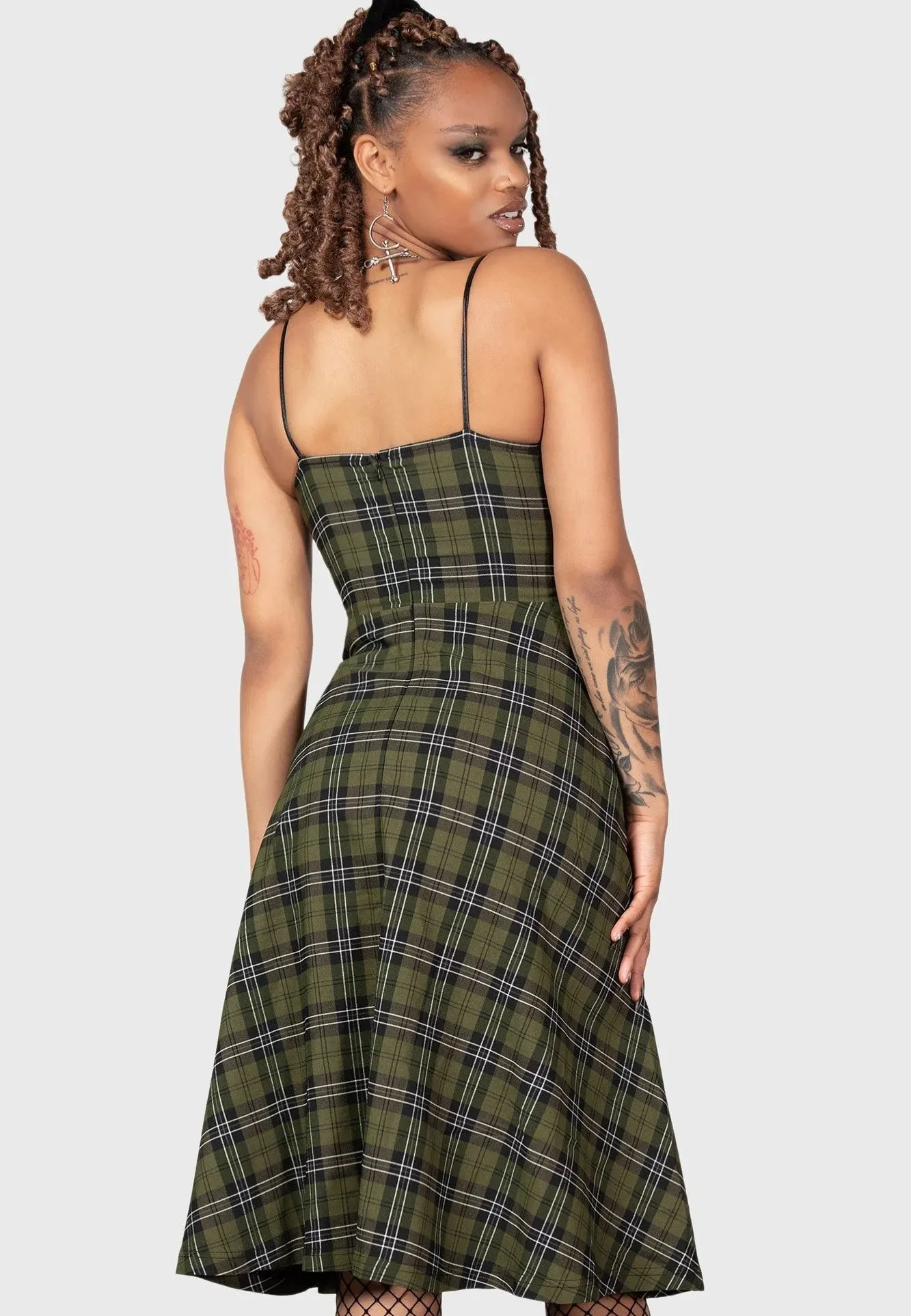 Killstar - Elyswyth Strapless Green - Dress