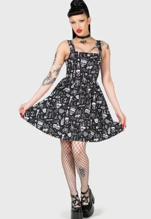 Killstar - Flipped Mini Black - Dress