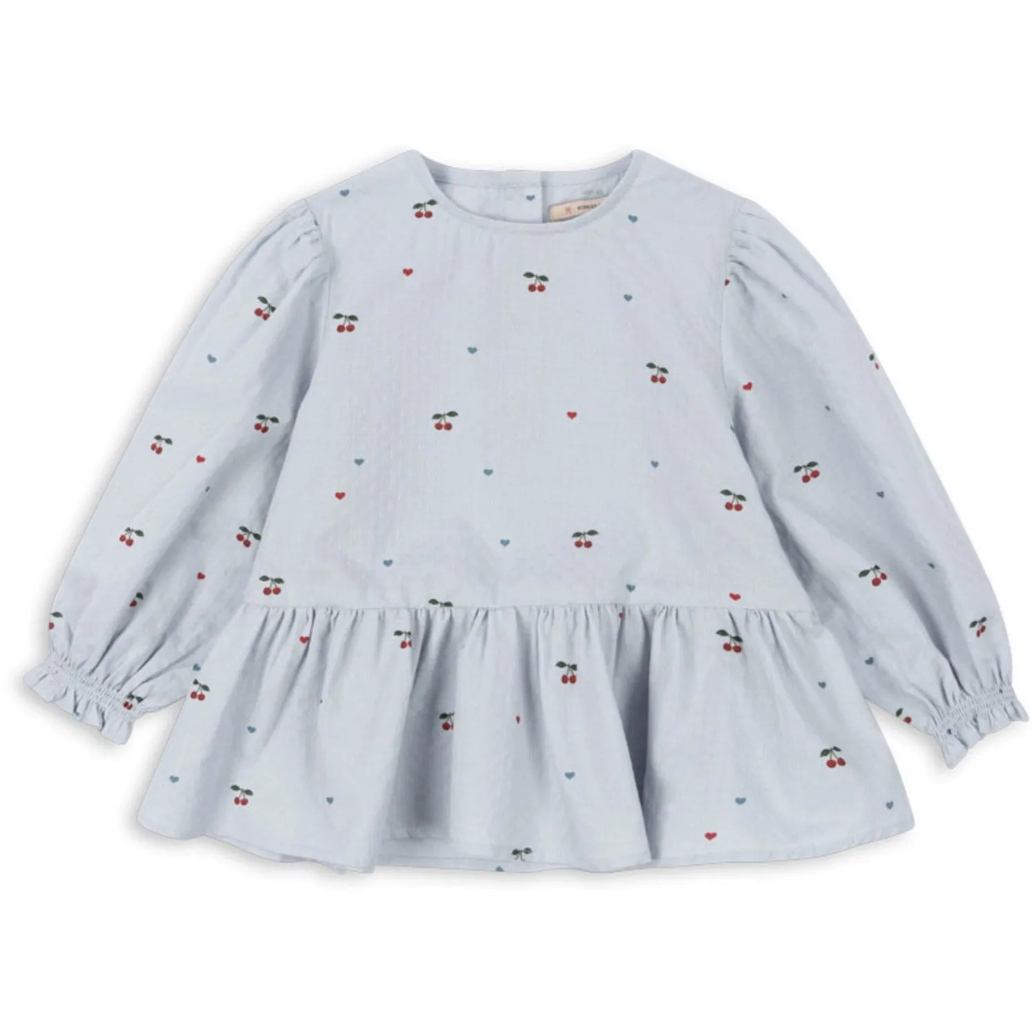 Konges Sljd Cherry Blue Coeur Evia Blouse Gots