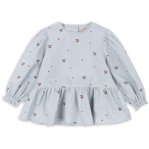 Konges Sljd Cherry Blue Coeur Evia Blouse Gots