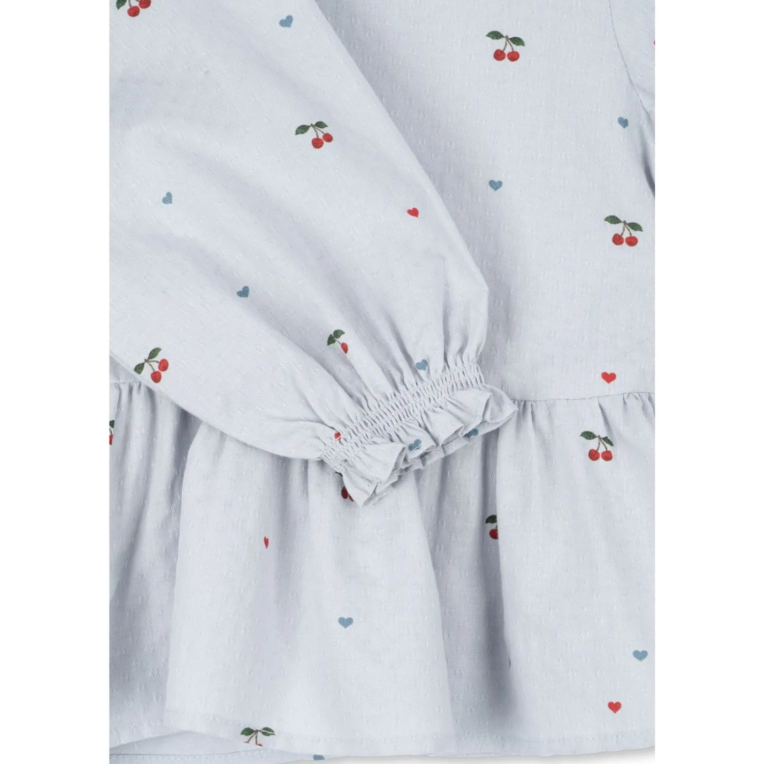 Konges Sljd Cherry Blue Coeur Evia Blouse Gots