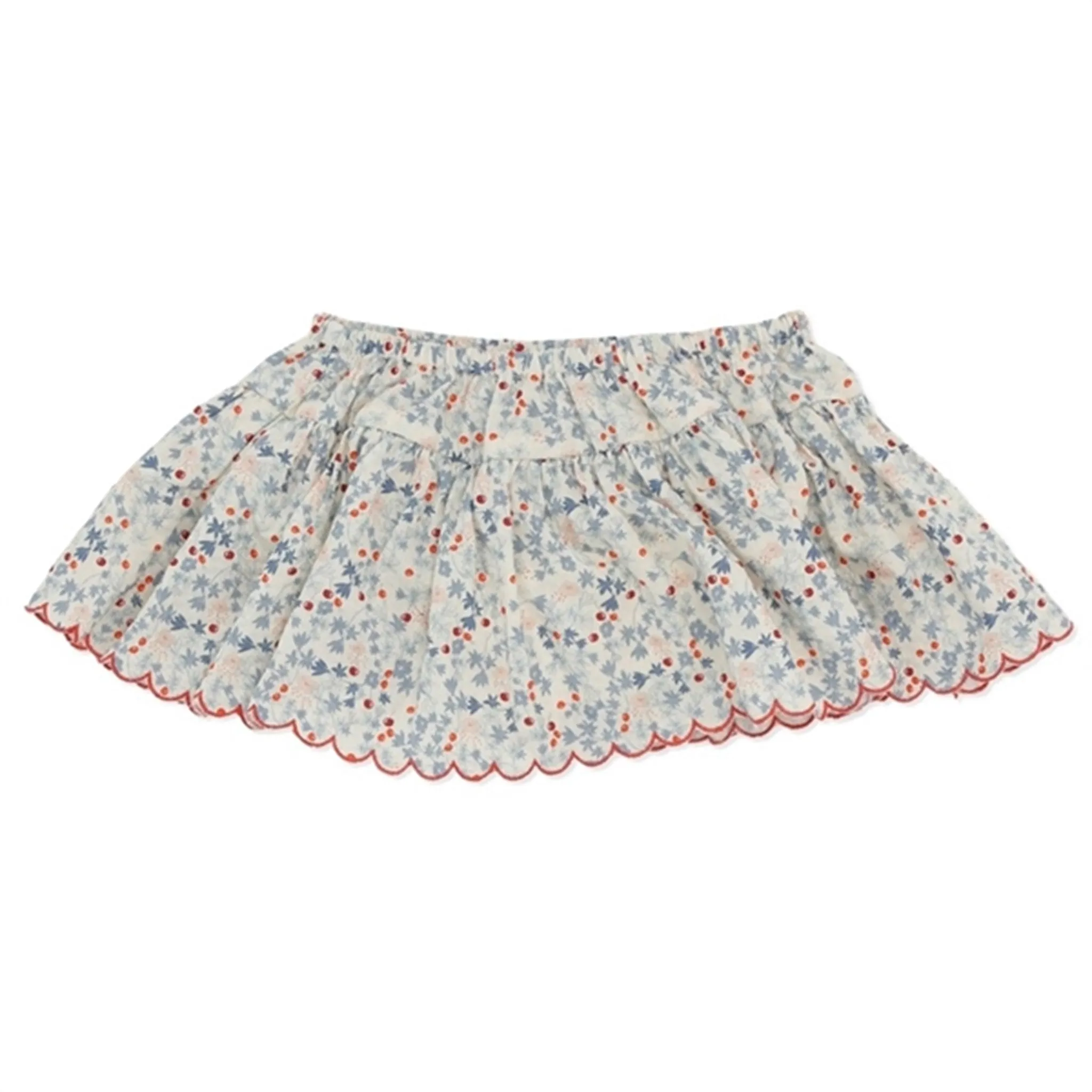 Konges Sljd Rose Hip Blue Bitsy Frill Bloomers