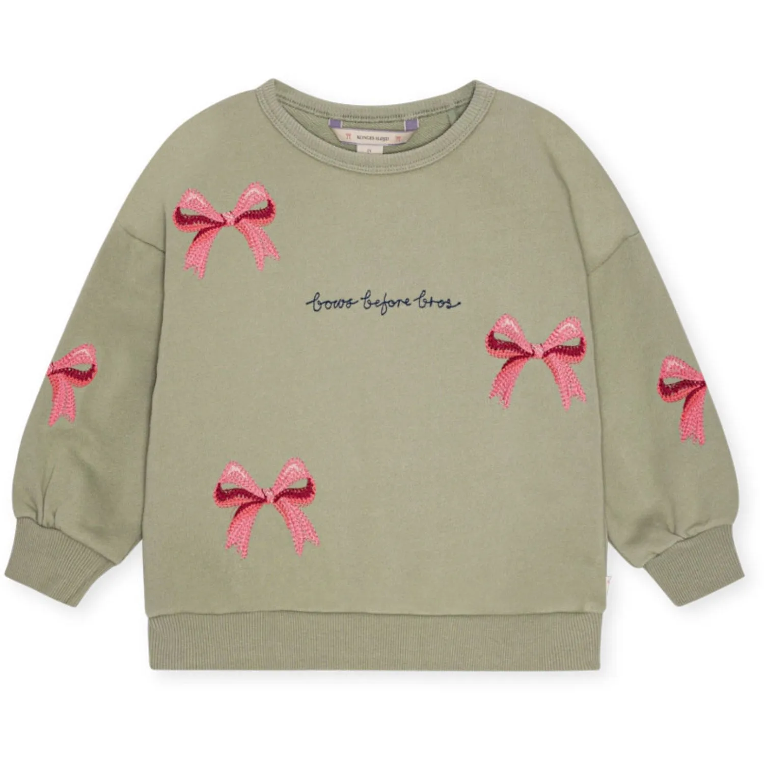 Konges Sljd Tea Lou Bow Sweatshirt Ocs