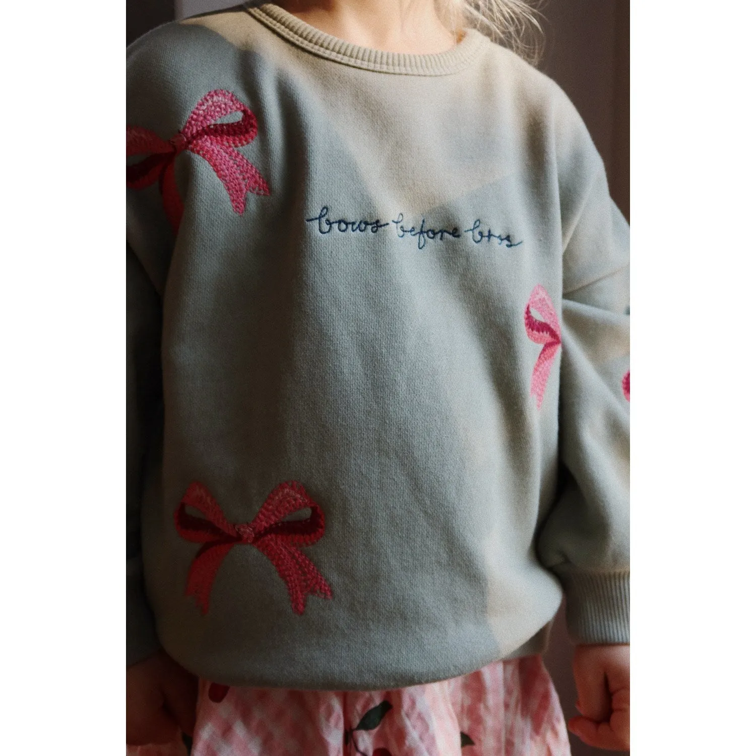 Konges Sljd Tea Lou Bow Sweatshirt Ocs