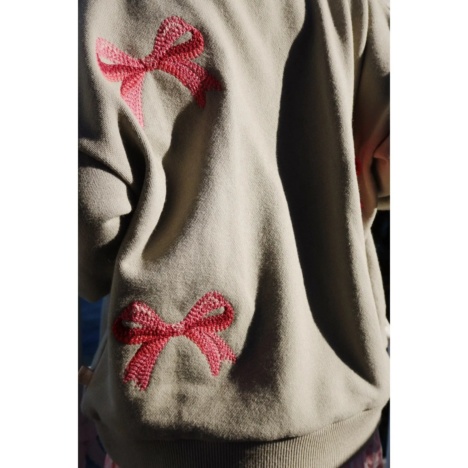 Konges Sljd Tea Lou Bow Sweatshirt Ocs