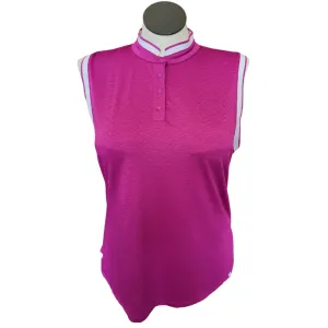 Lady Hagen Magenta Textured Women's Sleeveless Golf Top Size XL