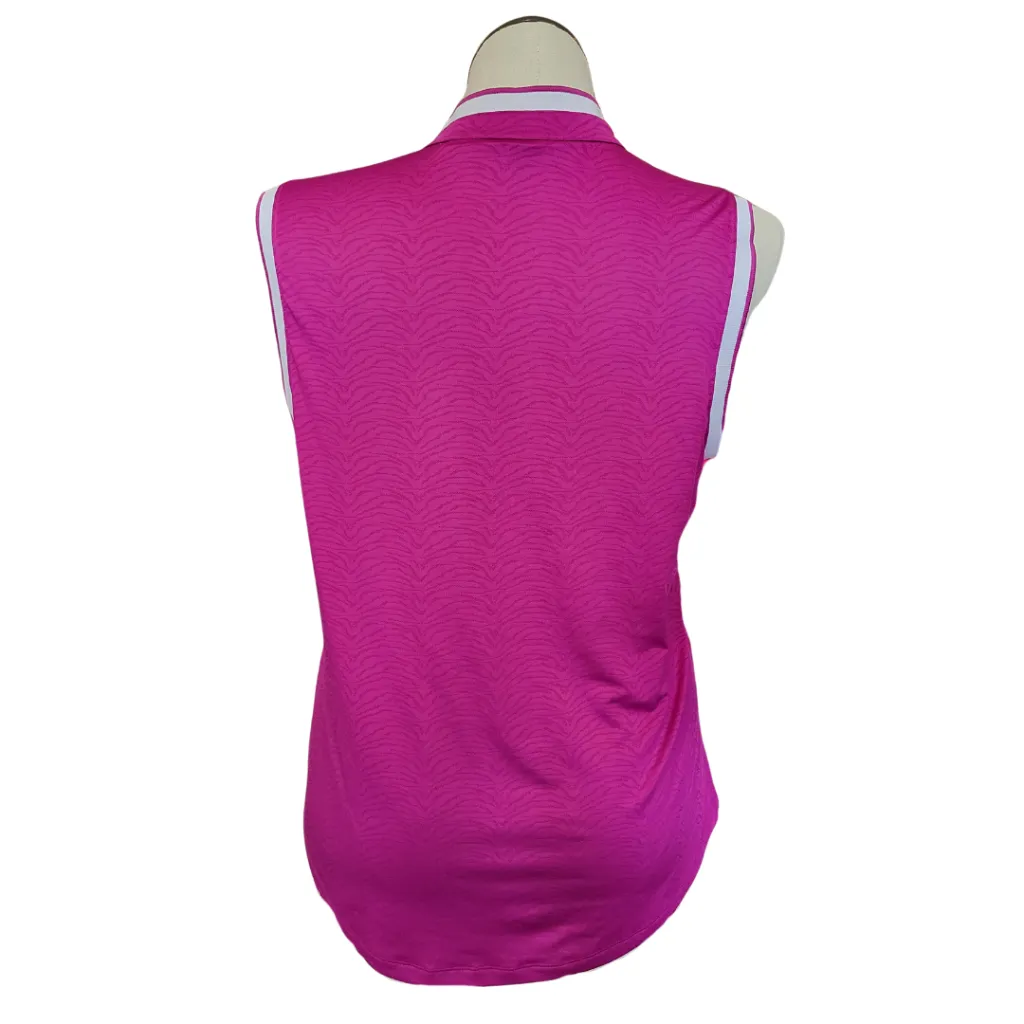 Lady Hagen Magenta Textured Women's Sleeveless Golf Top Size XL