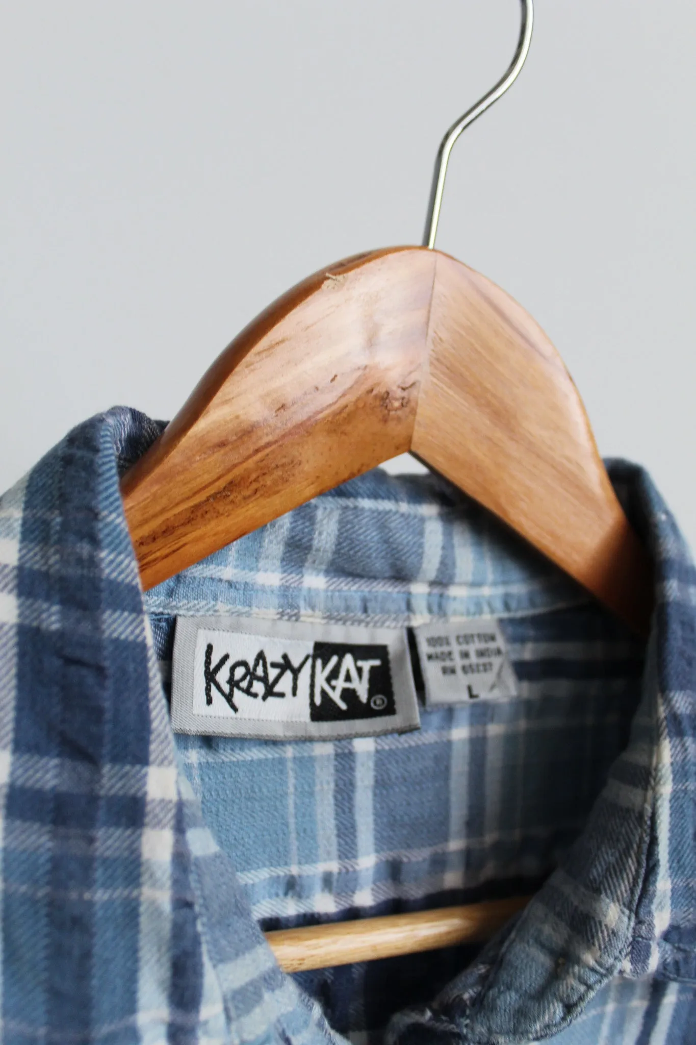 lake michigan plaid button up 1919 Vintage