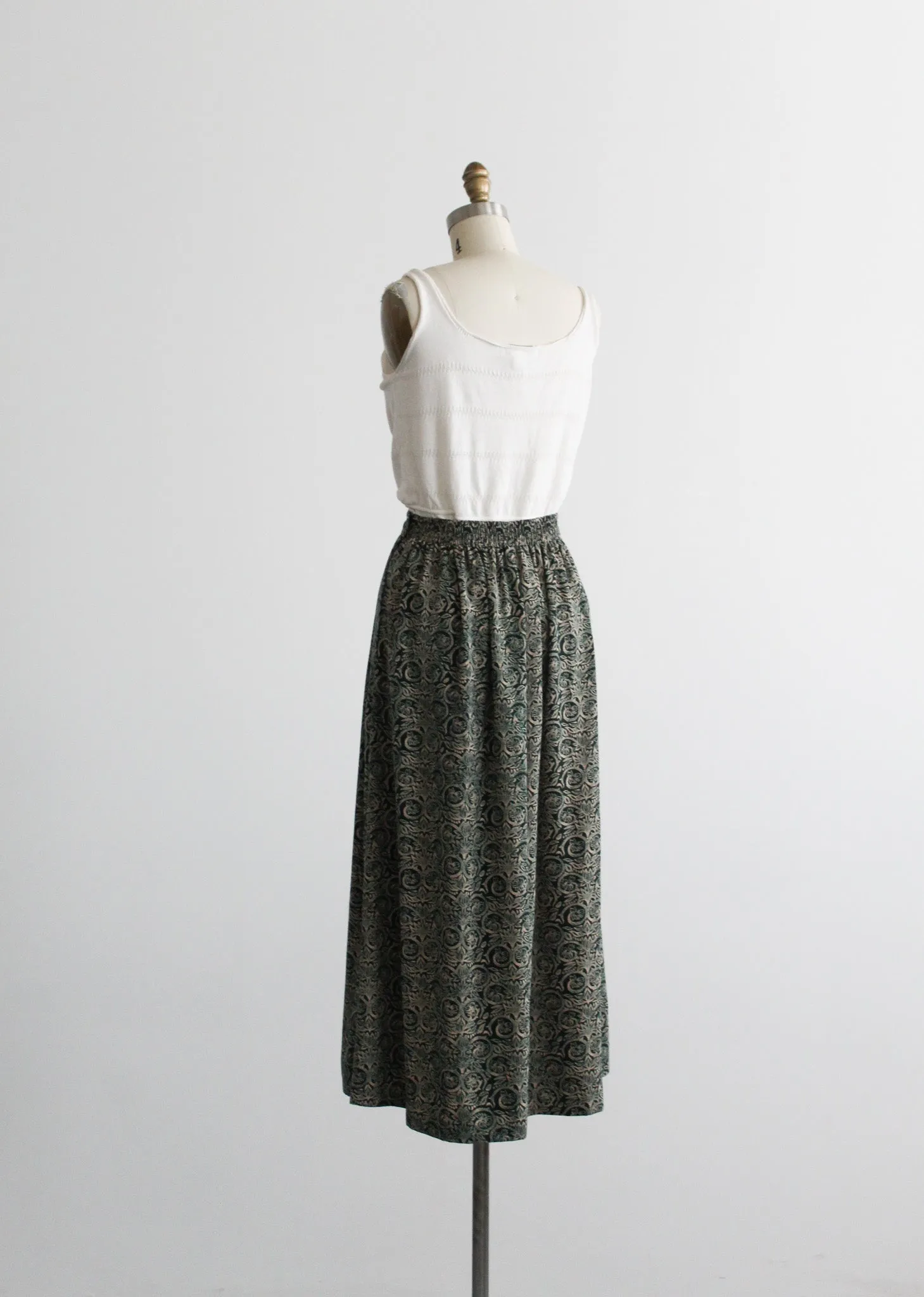 laurel leaf midi skirt 1919 Vintage