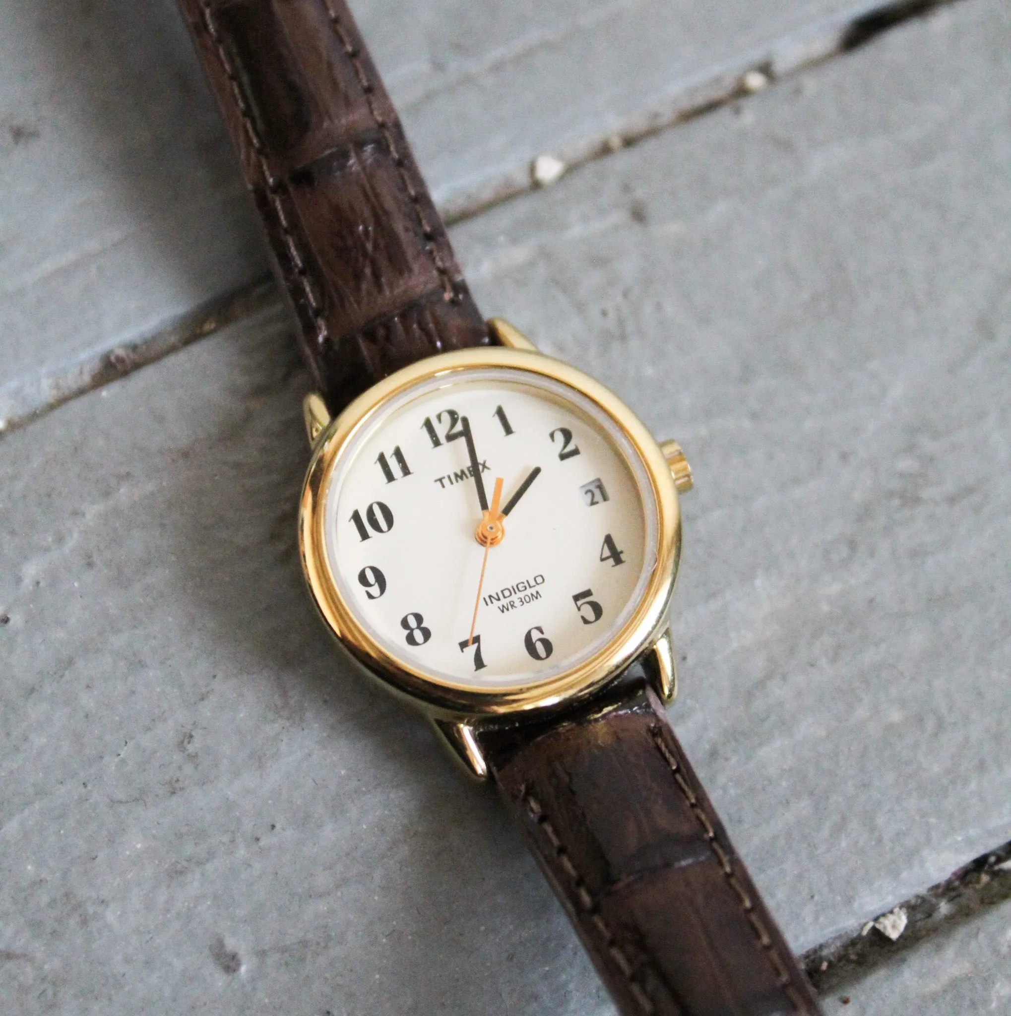 leather band vintage watch 1919 Vintage