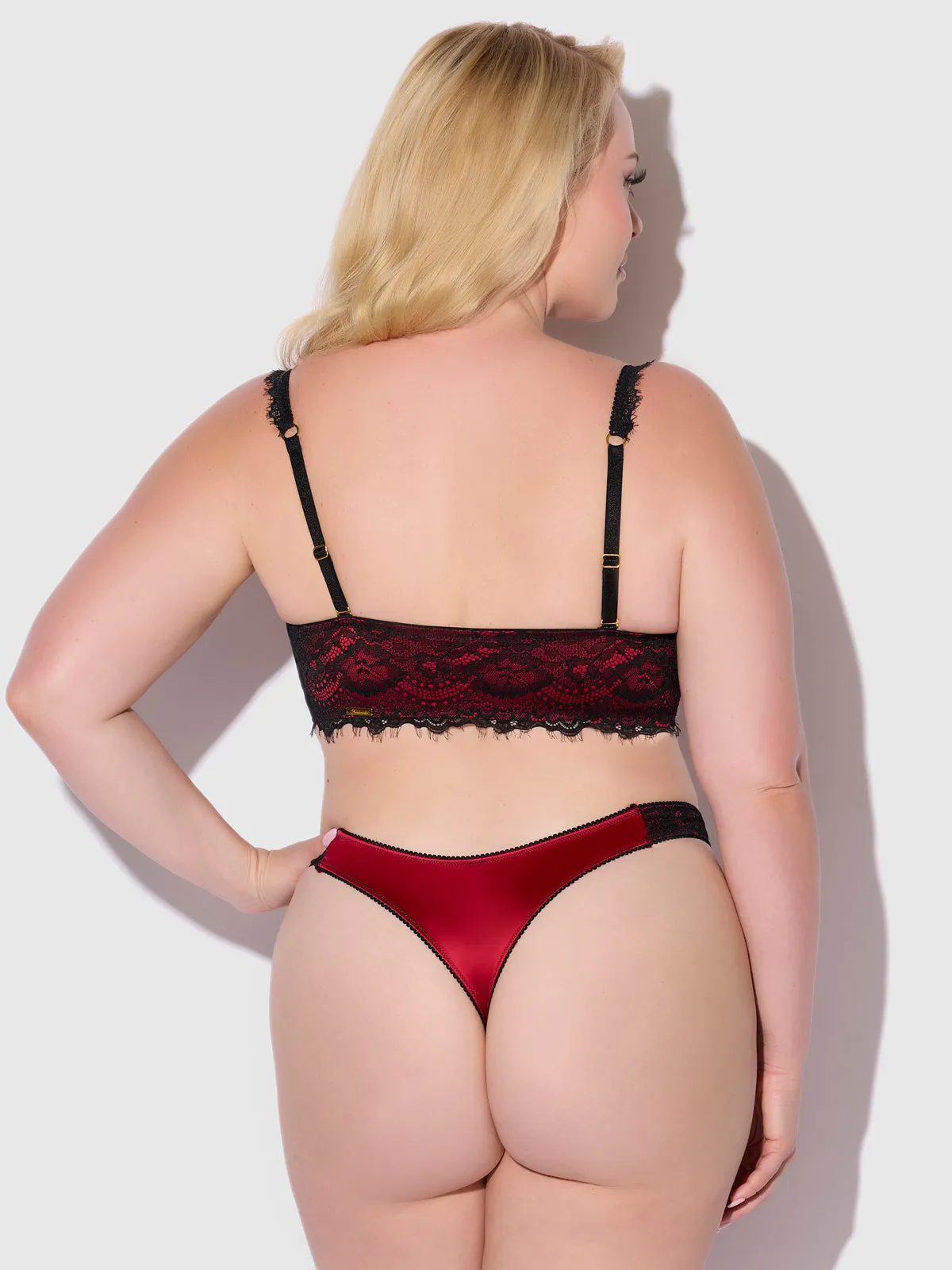 Lexi Lace Strapless Push Up Bra by Frederick's of Hollywood