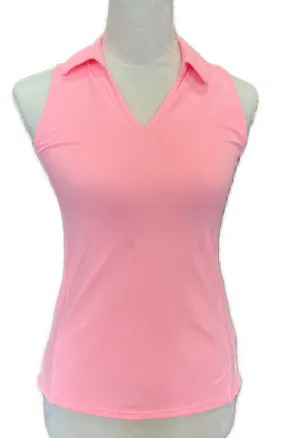 Lilly Pulitzer Pink Sleeveless Golf Top Size XXS MSP$