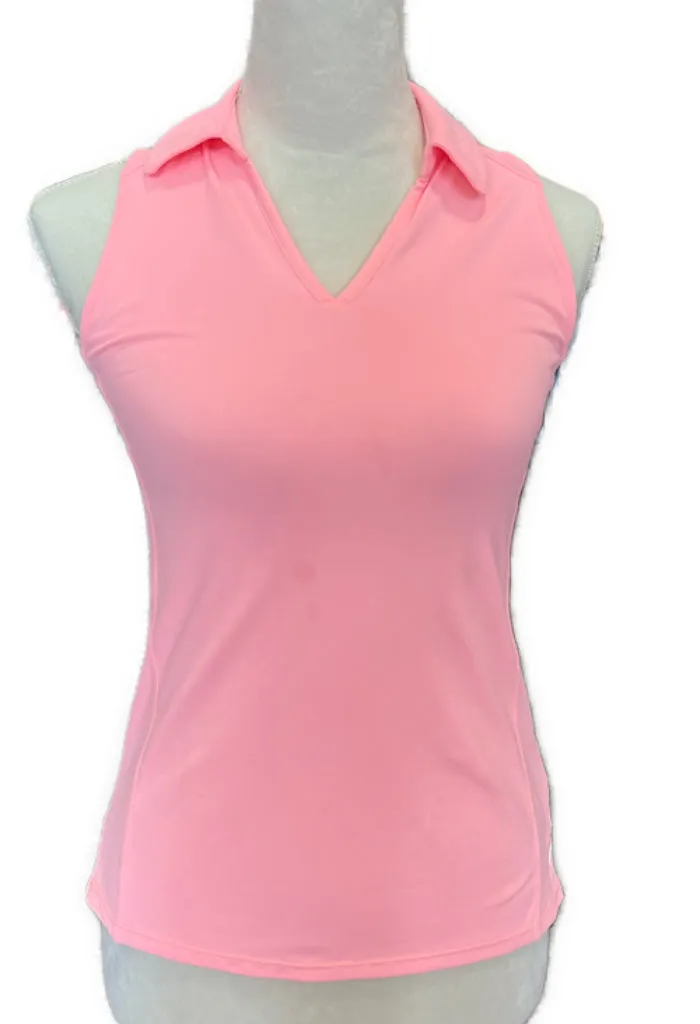 Lilly Pulitzer Pink Sleeveless Golf Top Size XXS MSP$