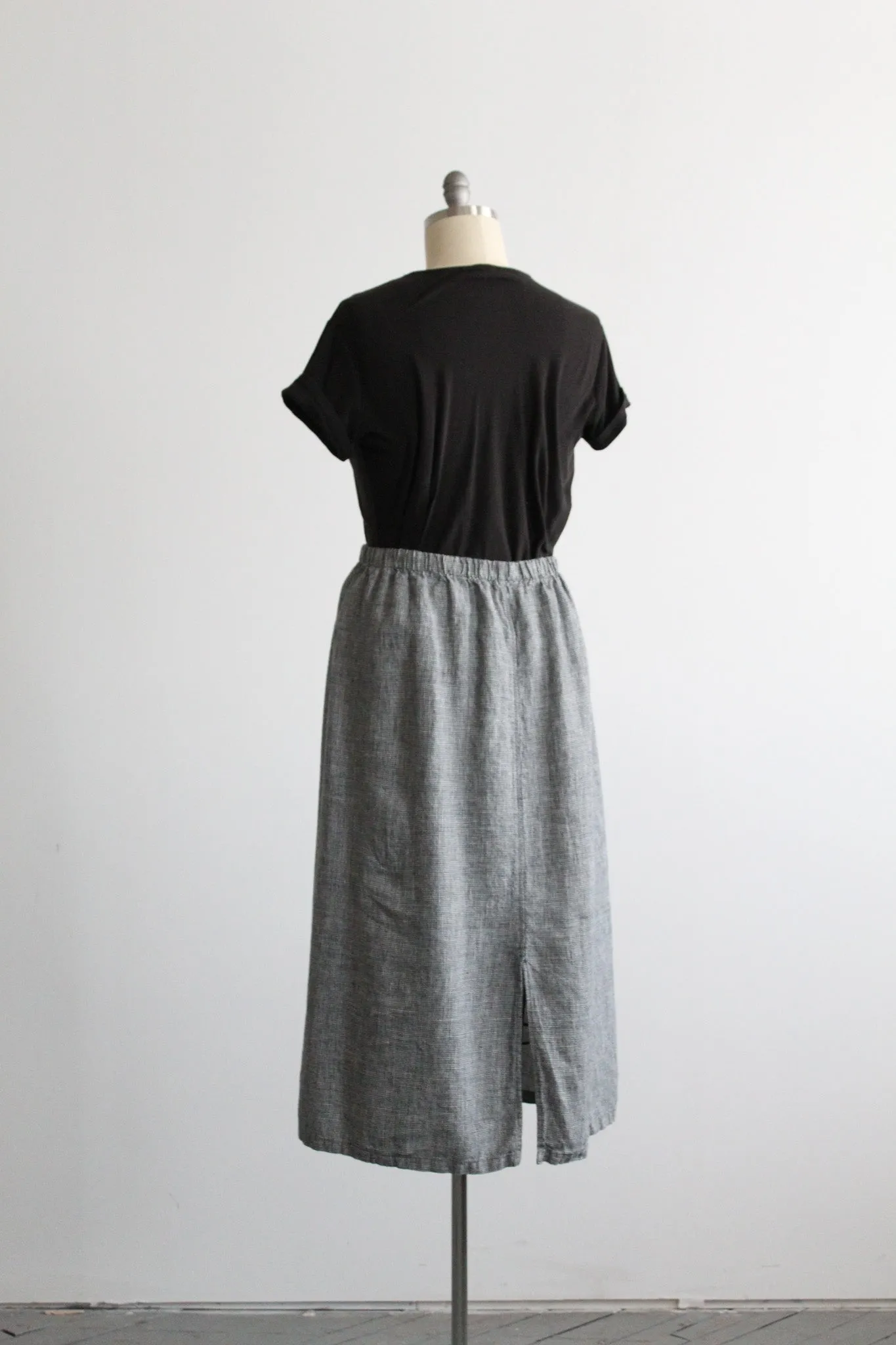 linen gingham dress set 1919 Vintage