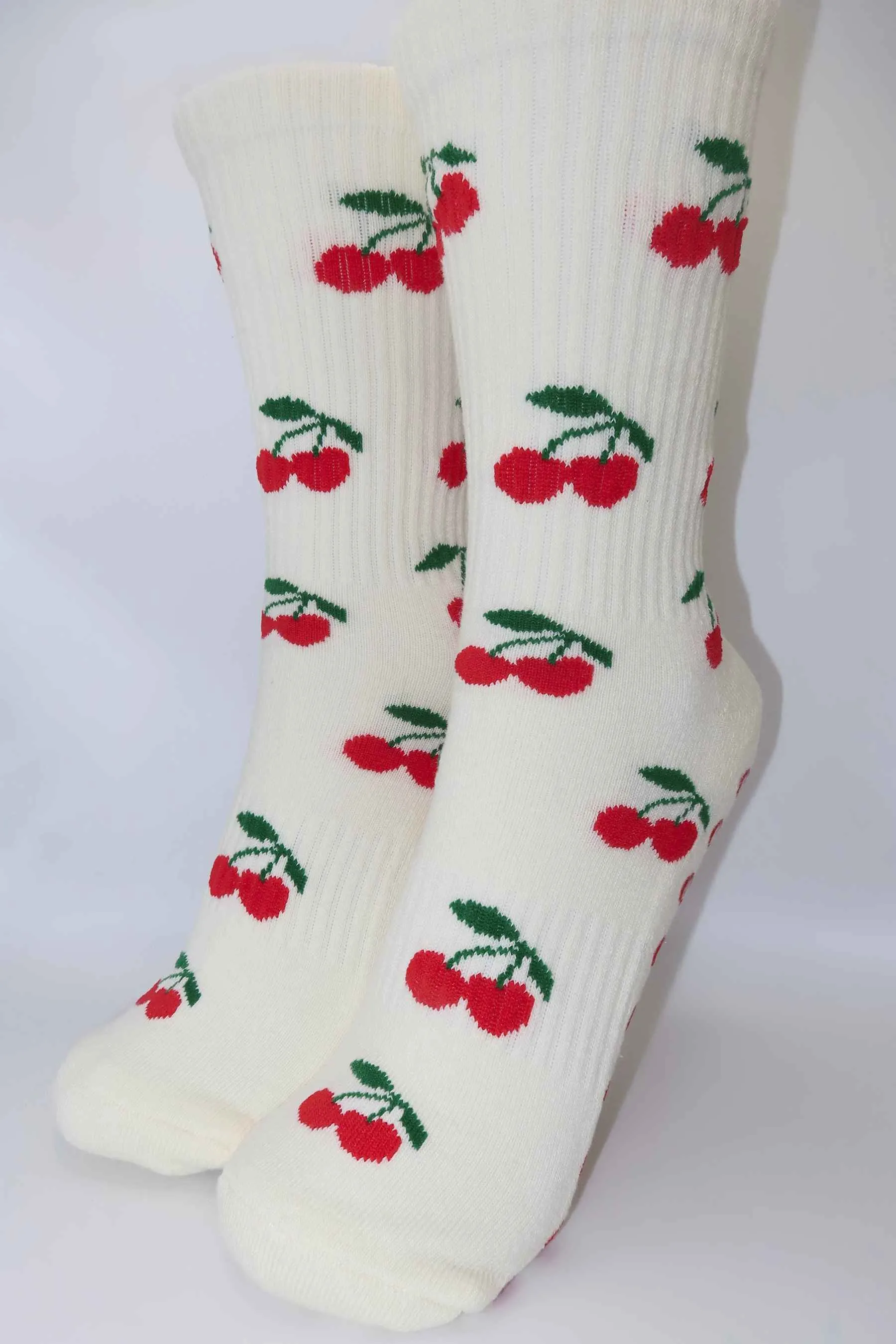 Lucky You Pilates Socks Sweet Cherry Beach Riot