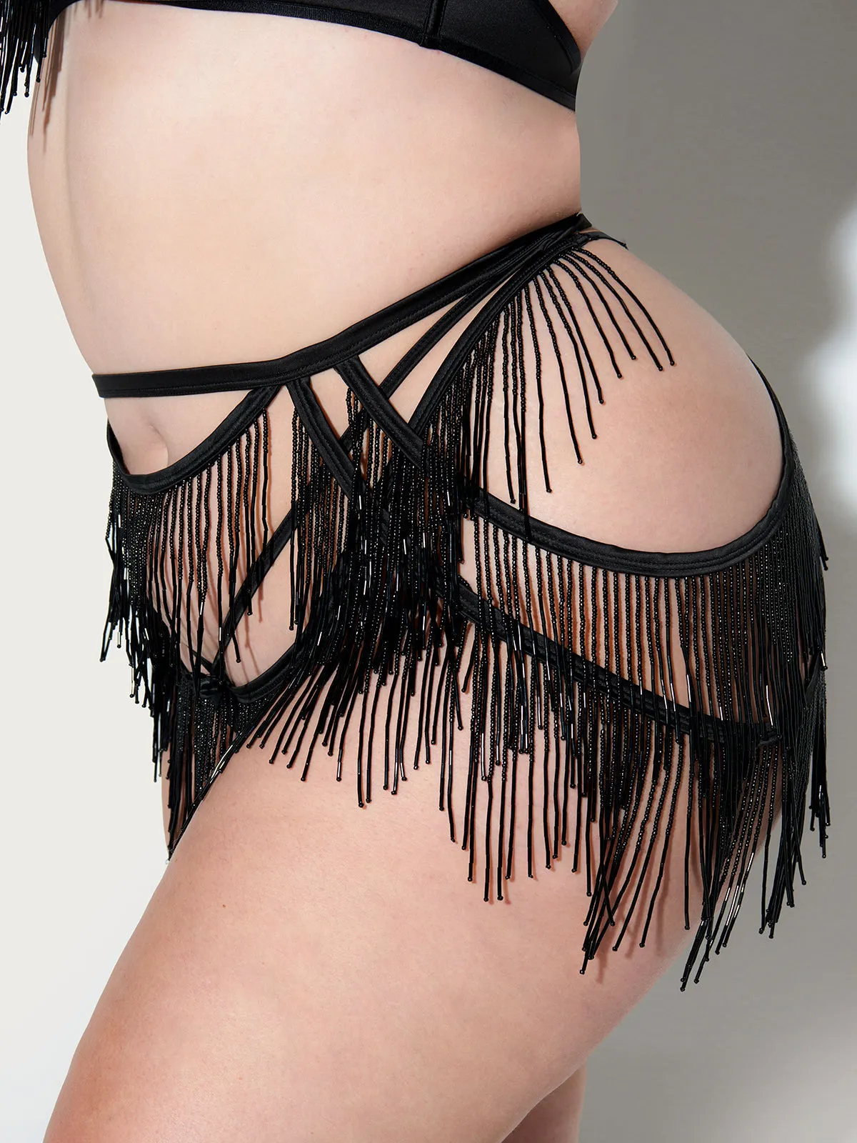 Lune Beaded Garter Belt by Frederick's of Hollywood