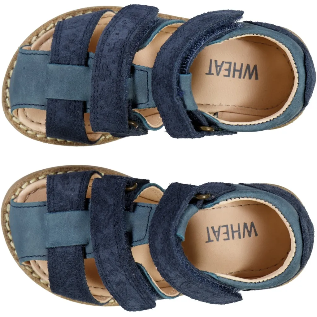 Macey closed toe - navy Wheat