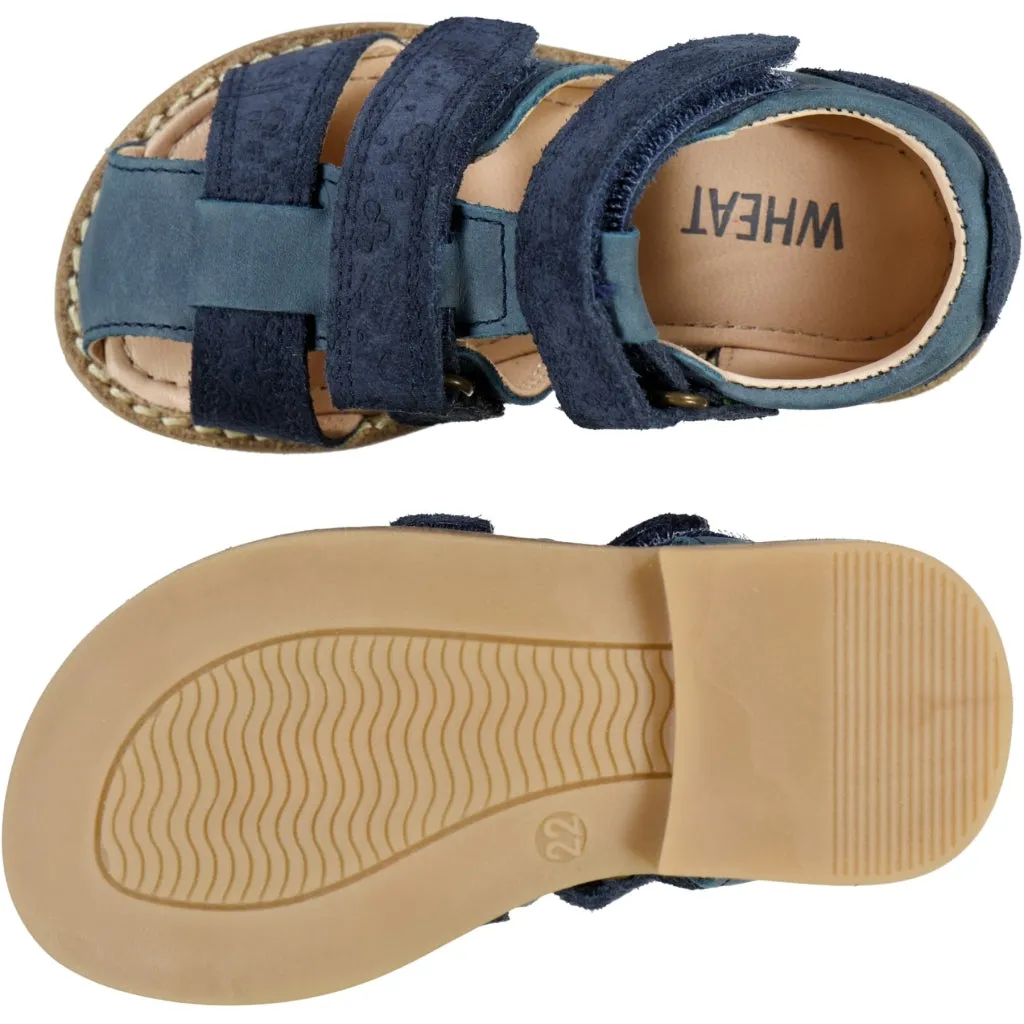 Macey closed toe - navy Wheat