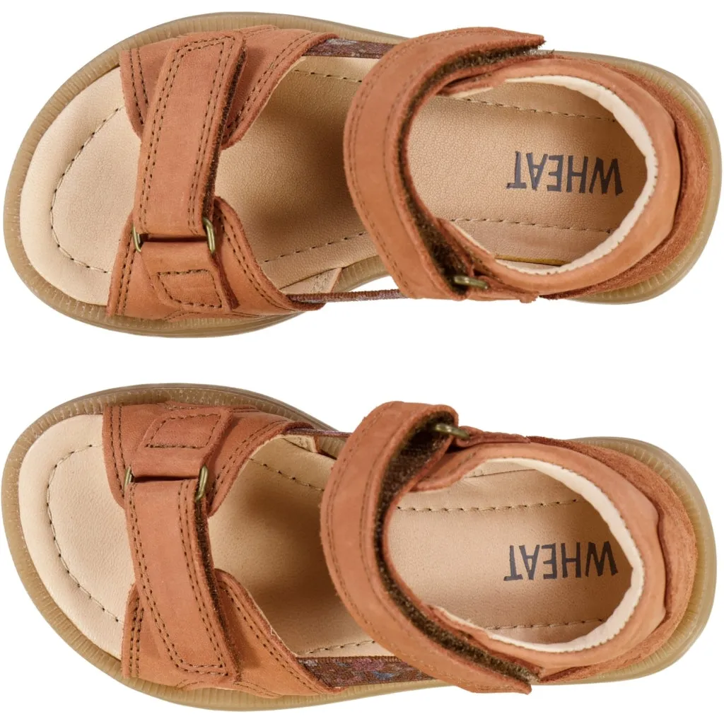 Macey open toe - amber brown Wheat