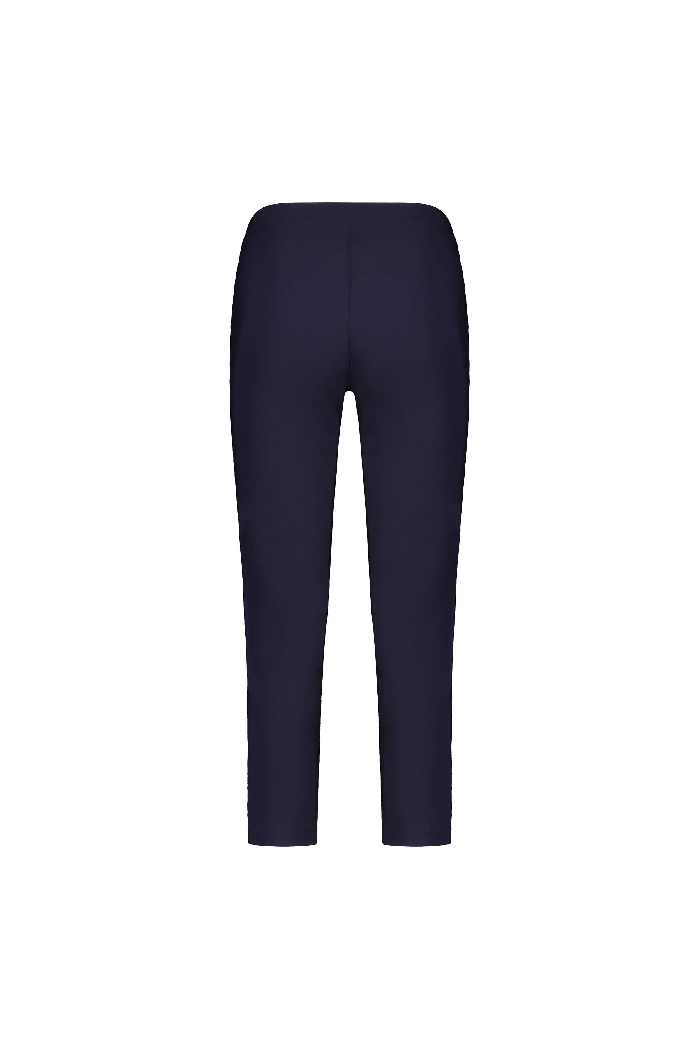 Macjays - Mercy Crop Pant with Diamantes in Faille - Navy - M6245
