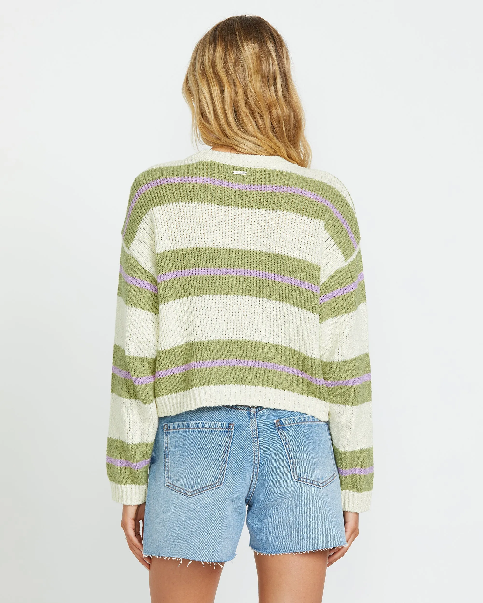 Make It Waves Sweater - Avocado Billabong