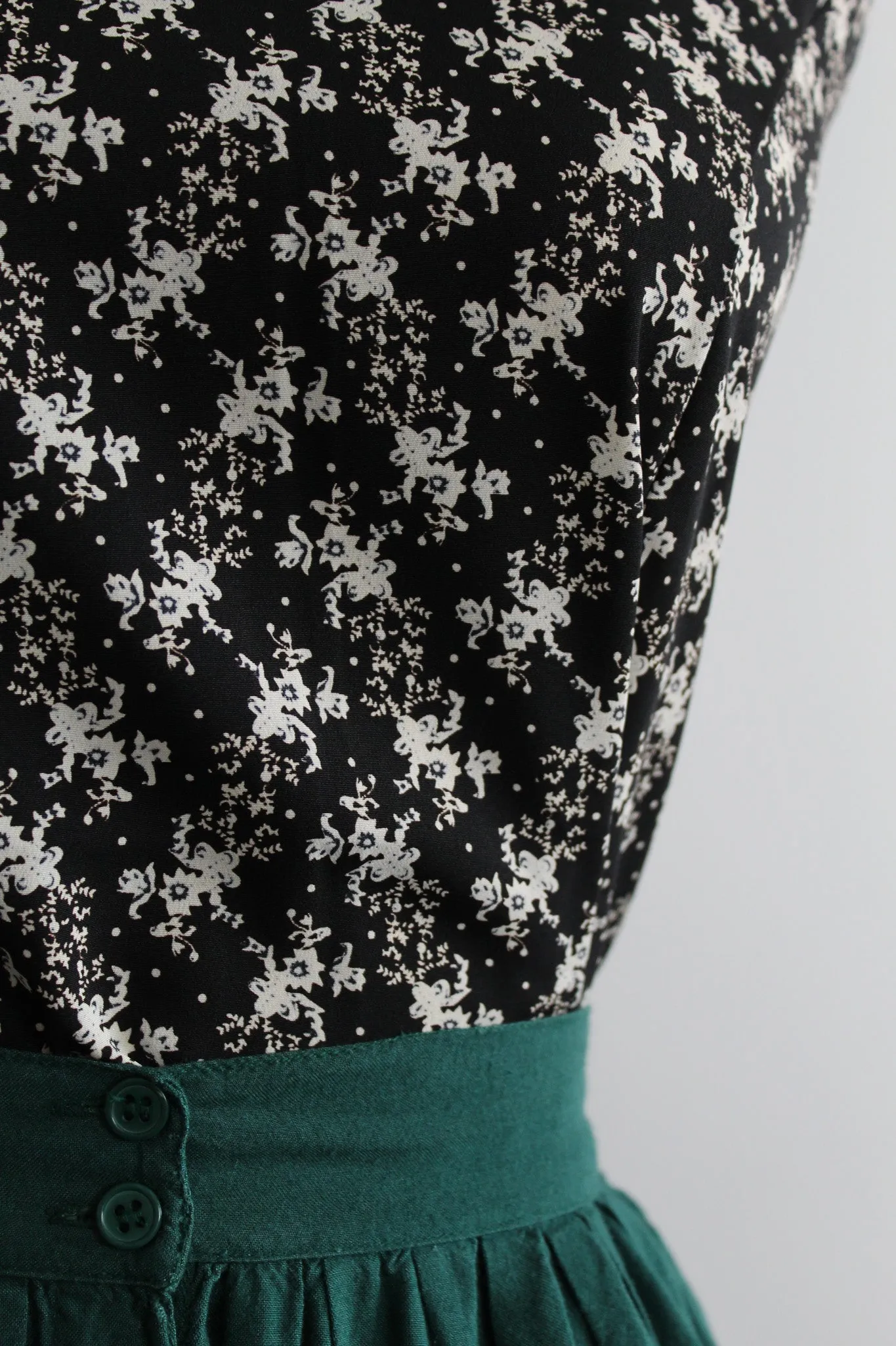 marshlight botanical blouse 1919 Vintage