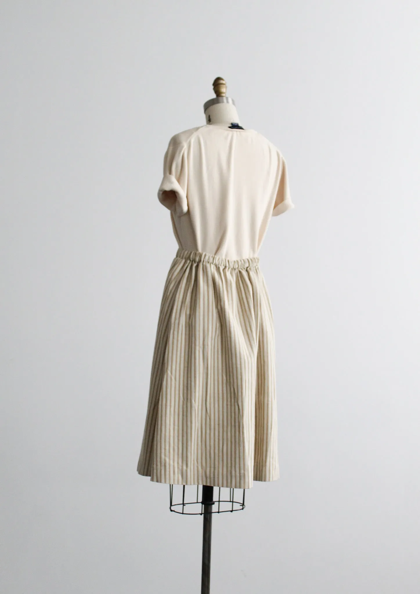 may market striped skirt 1919 Vintage