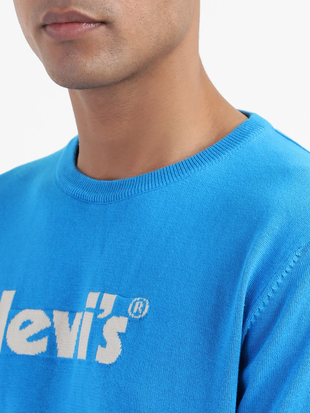 Men's Brand Logo Crew Neck Sweater LEVI'S