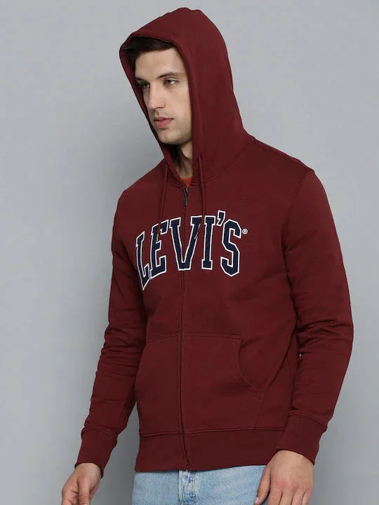 Men's Brand Logo Hooded Sweatshirt LEVI'S