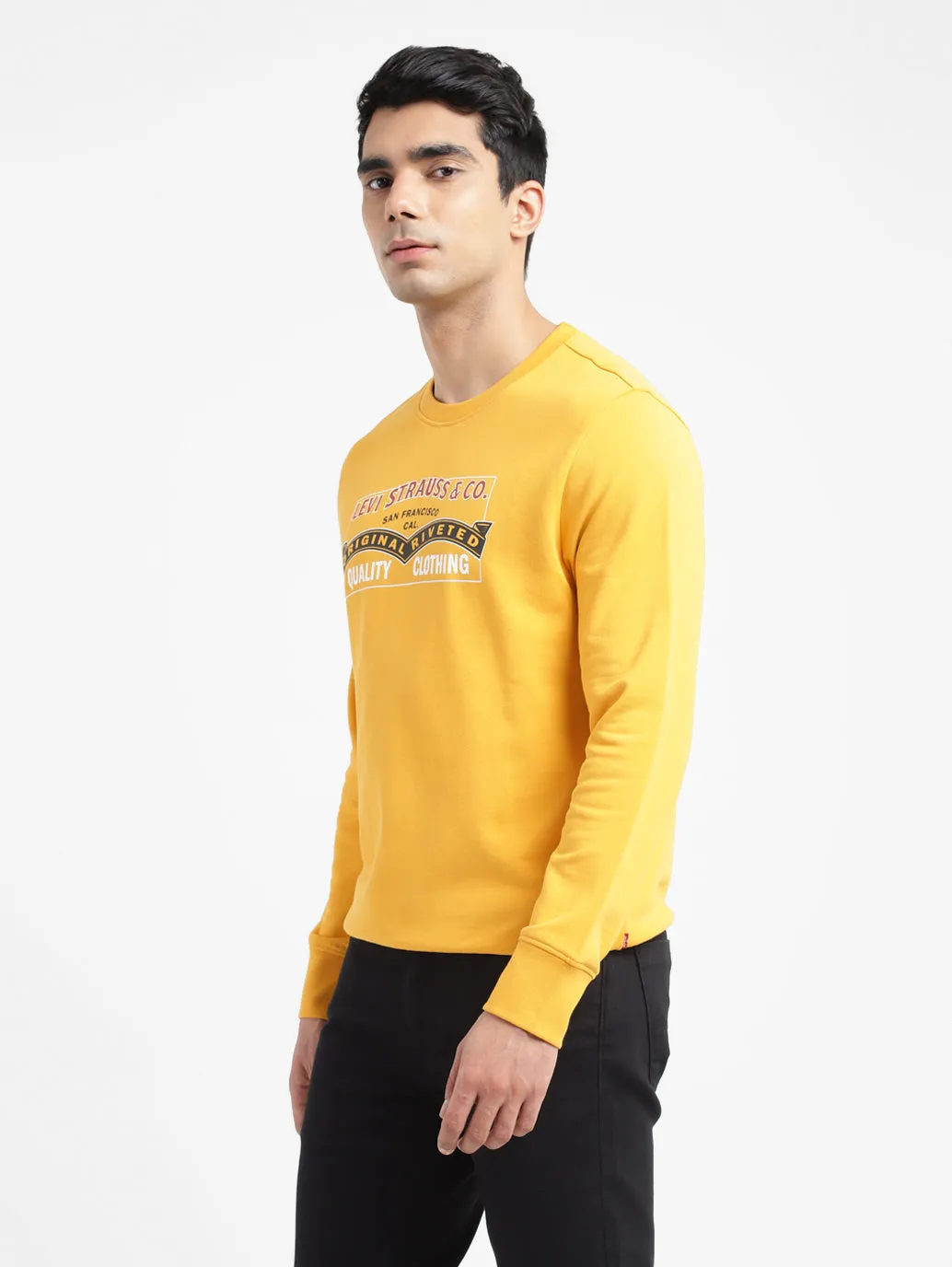 Men's Graphic Print Crew Neck Sweatshirt LEVI'S