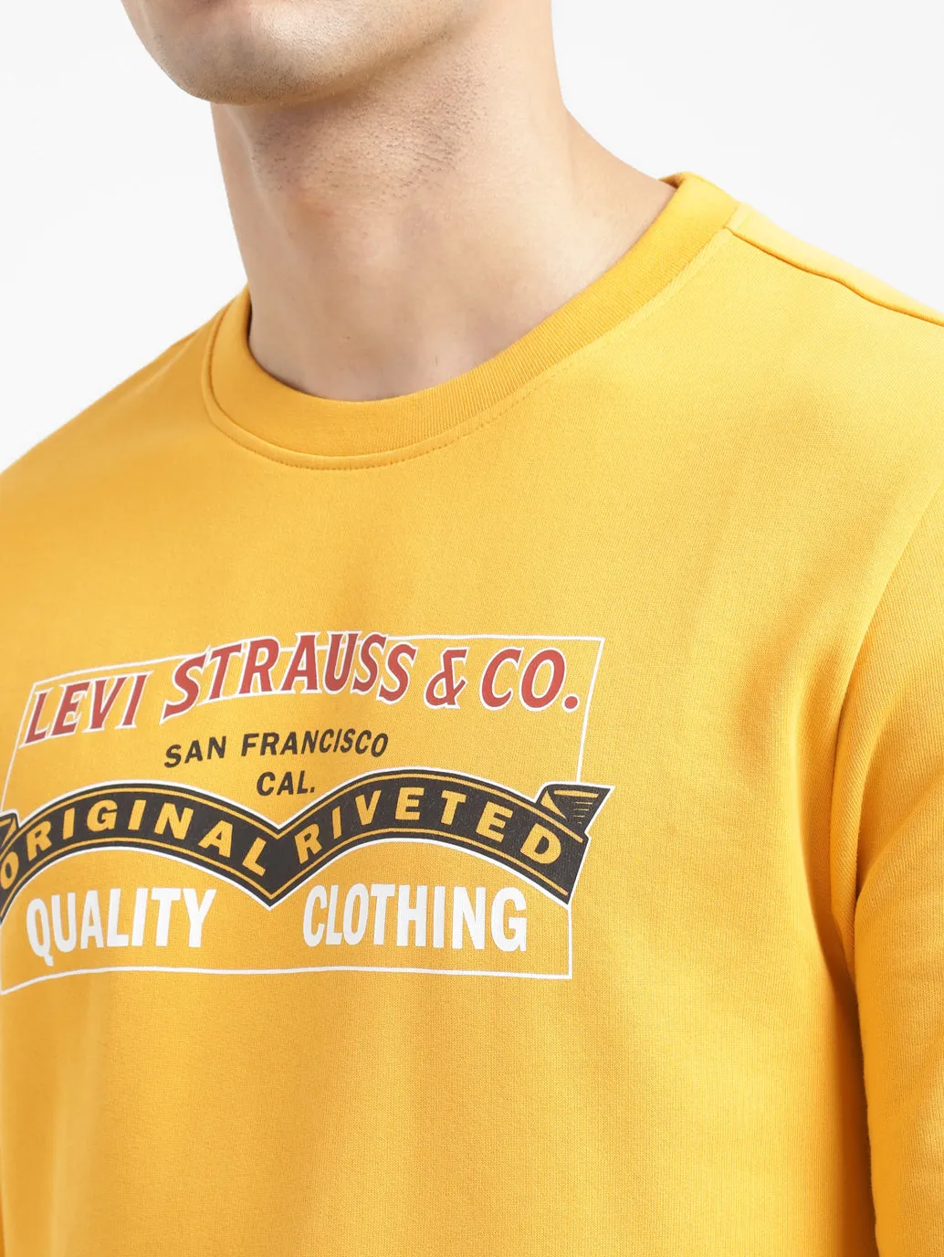 Men's Graphic Print Crew Neck Sweatshirt LEVI'S