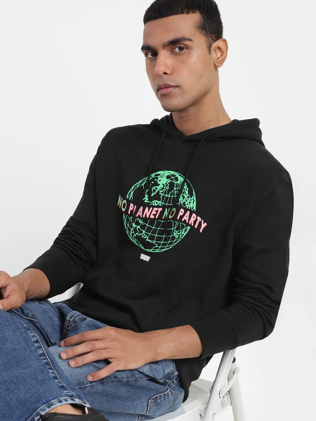 Men's Graphic Print Hooded Sweatshirt LEVI'S